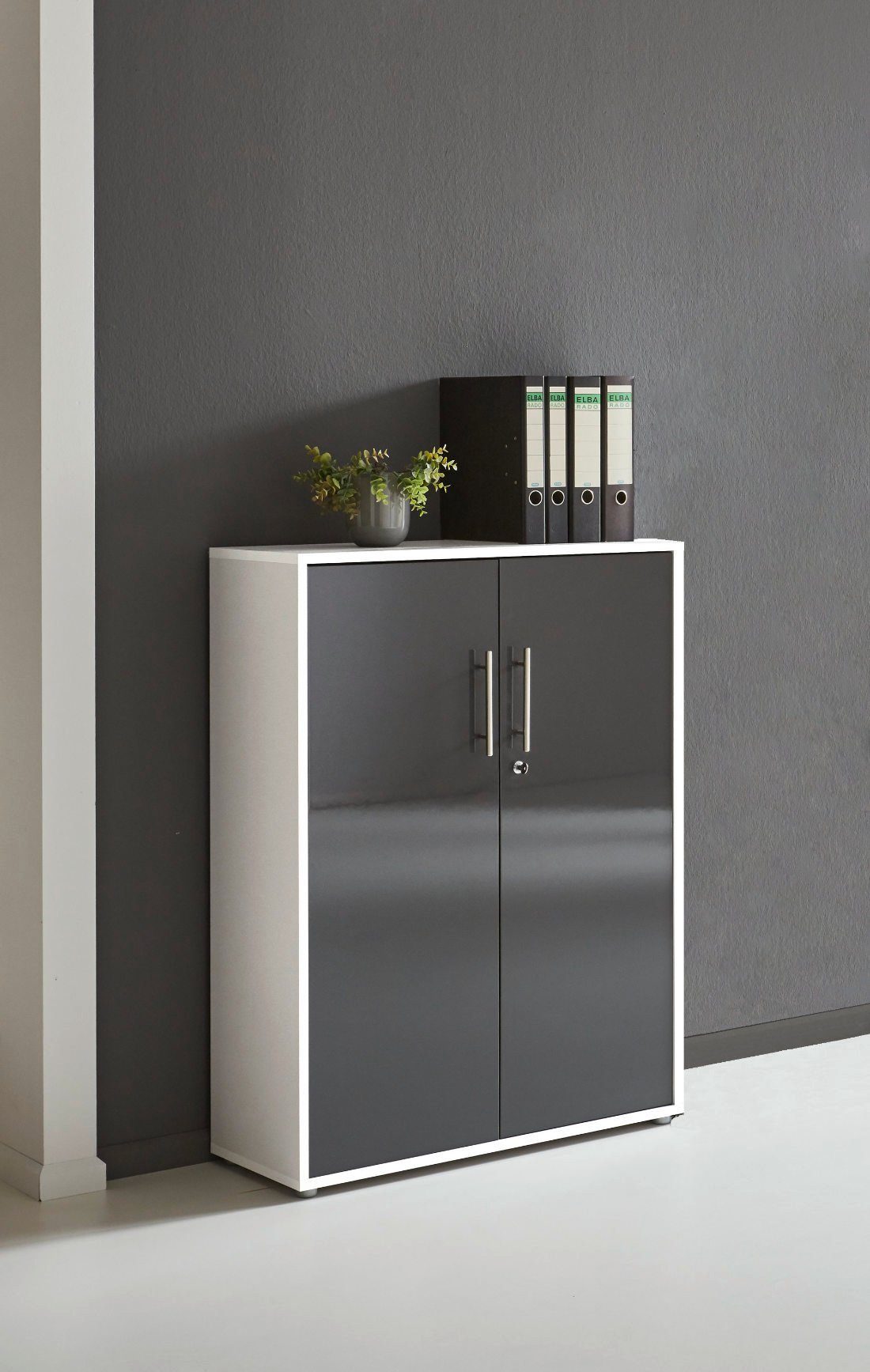 moebel-dich-auf Aktenschrank OFFICE EDITION (abschließbar, Metallgriffe, günstig online kaufen