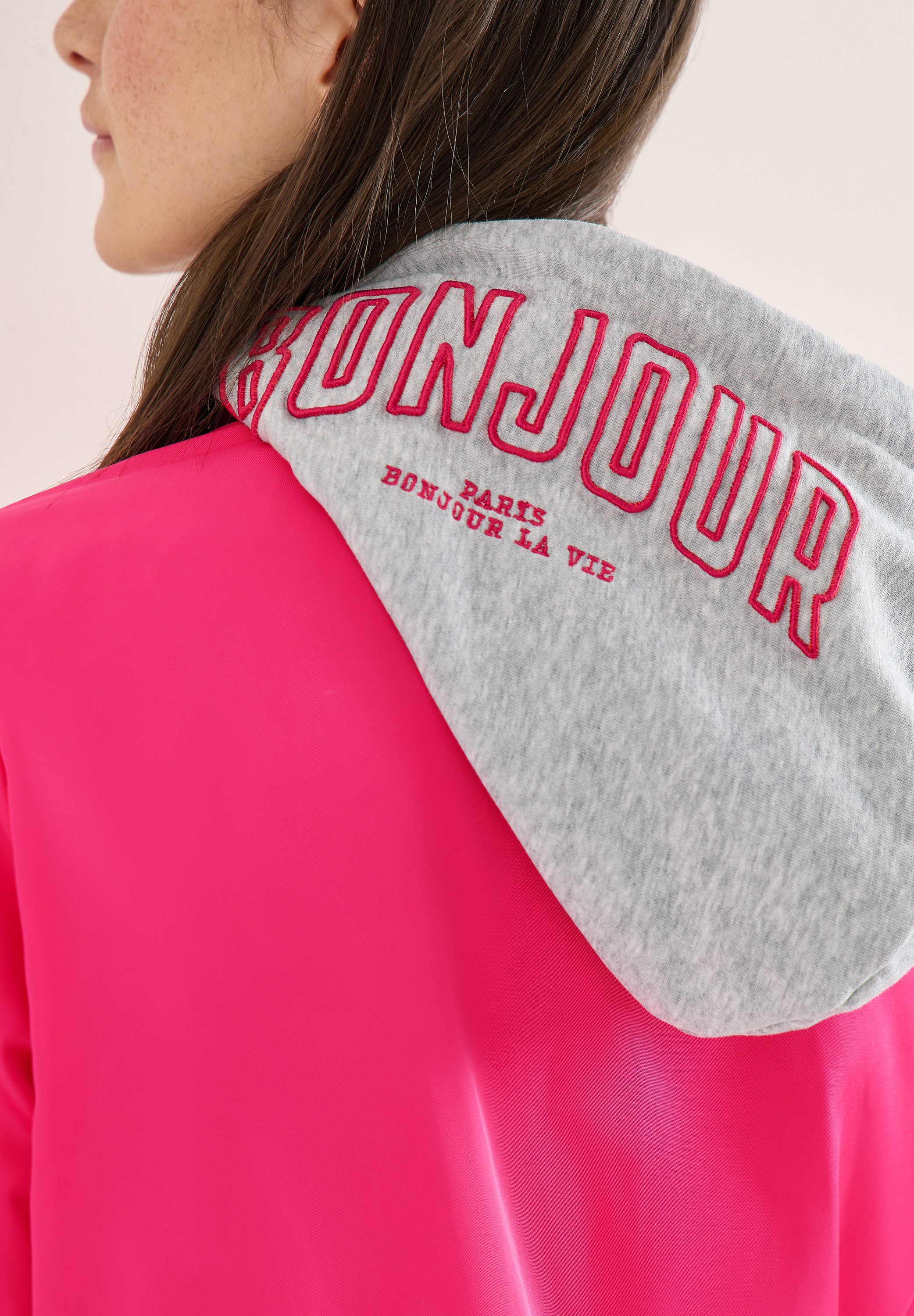 CECIL Blouson mit abnehmbarer Sweat-Kapuze