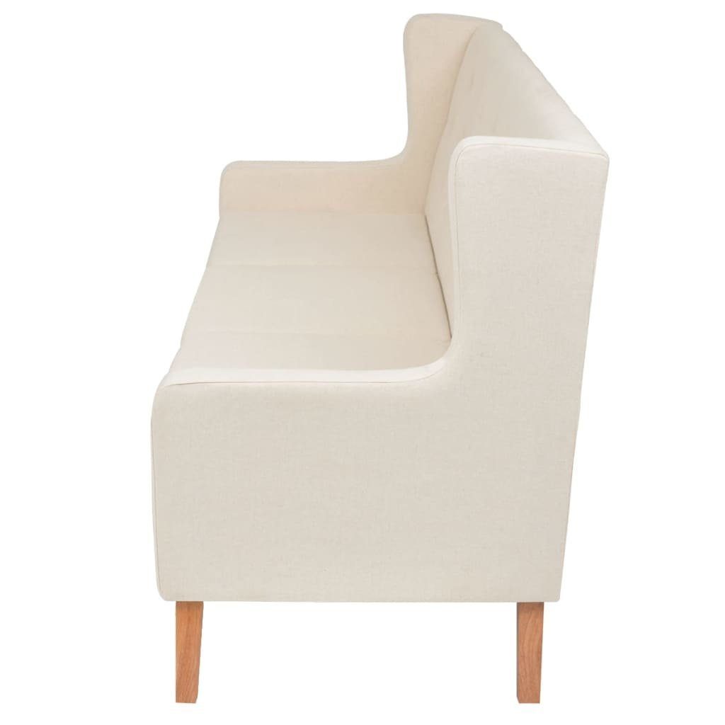 Loungesofa 3-Sitzer-Sofa Cremeweiß Design, im Beinen skandinavischen Anti-Rutsch mit DOTMALL