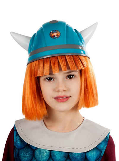 Maskworld Kostüm Wickie Helm für Kinder, Der passende Helm für den kleinen Wikinger - original lizenziert!