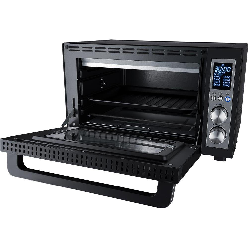 Steba Minibackofen KB E300, mit 8 Automatikprogramme, Umluft und Drehspieß, Schwarz