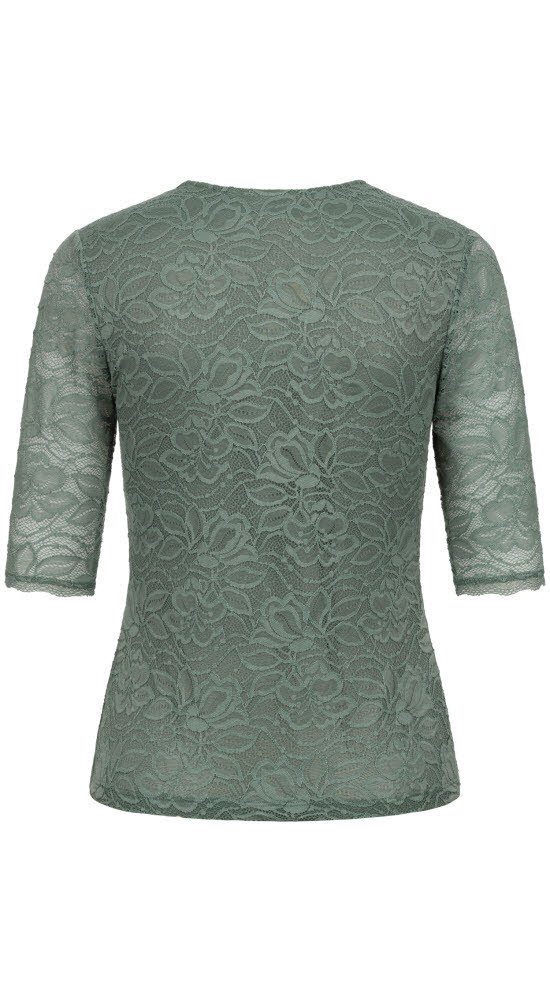 Nübler Dirndlbluse Trachtenbluse kurzarm Frieda in Grün von Nübler günstig online kaufen