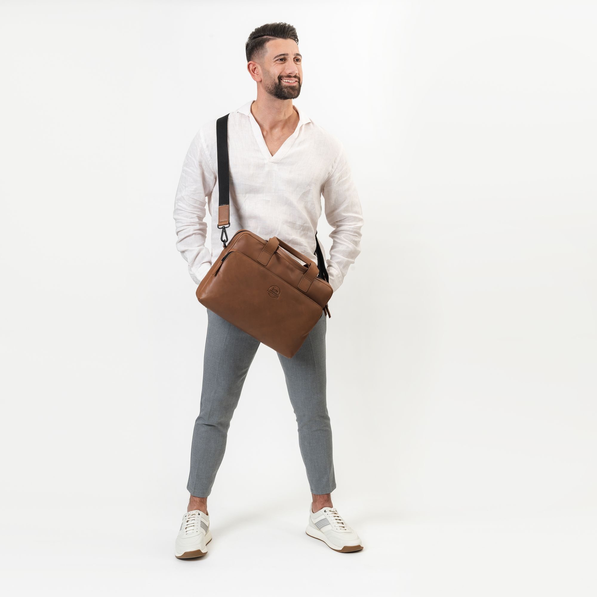 Farmhood Aktentasche Nashville, Leder günstig online kaufen