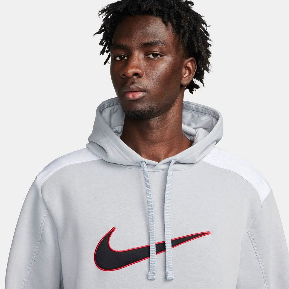 WOLF Sportswear HOODIE GREY/WHITE FLC Kapuzensweatshirt SP NSW BB M Nike