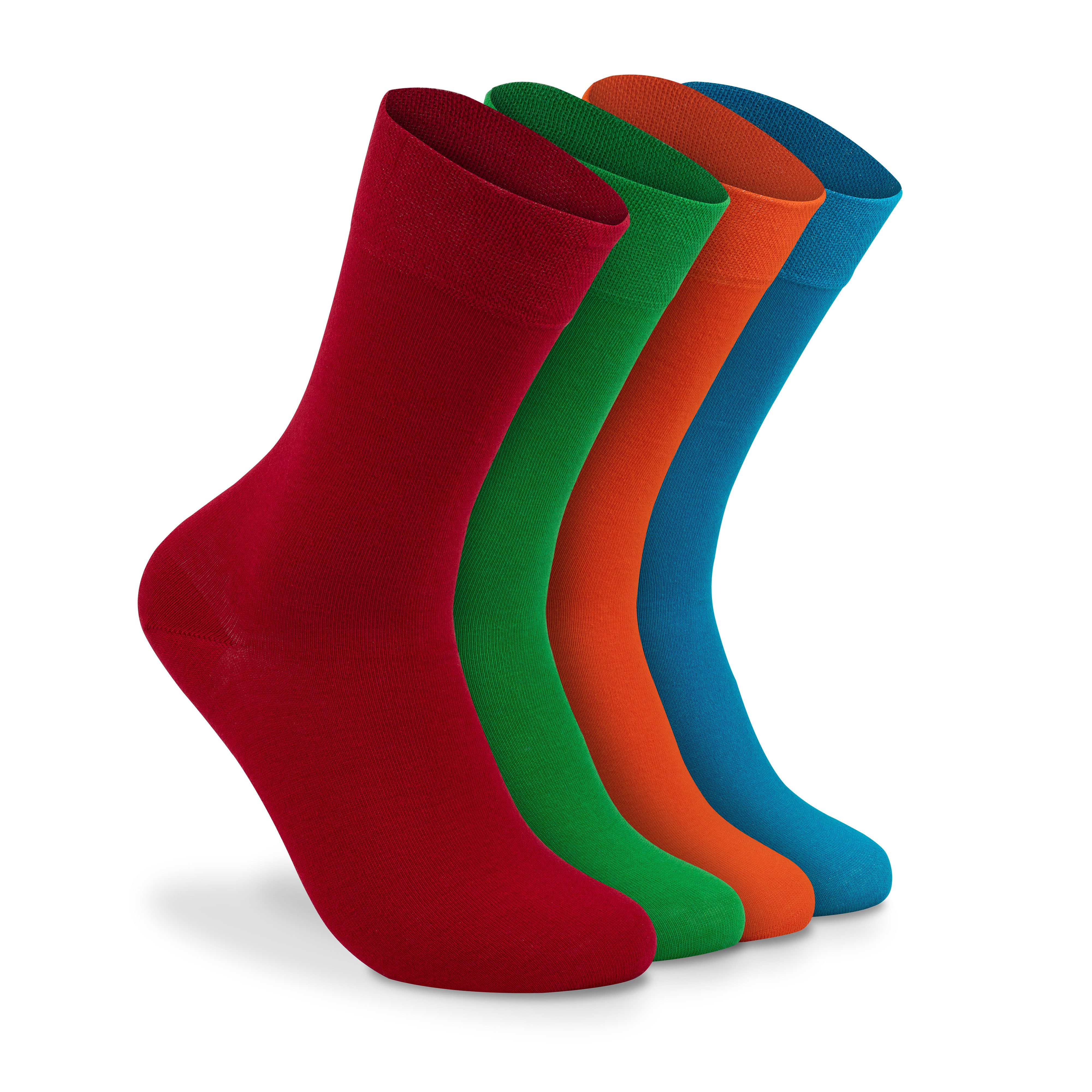 Bärenfuß Businesssocken 8 Paar Herren Damen Premium Business Socken atmungsaktive Baumwolle (ohne spürbare Naht oder Fusseln, plastikfreie Verpackung)