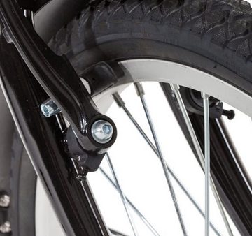 BAYLI V-Brake 4 Stück Fahrrad Bremsen Set für Shimano, 2 Paar Bremsschuhe schwarz