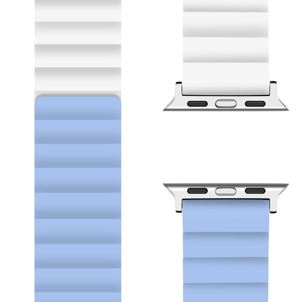 FITSU Smartwatch-Armband Wechselarmband für Apple Watch Armband mit Magnetverschluss Series 1-9, Armband für Apple Watch Series 9 8 7 6 SE 5 4 3 2, 38 mm - 49 mm