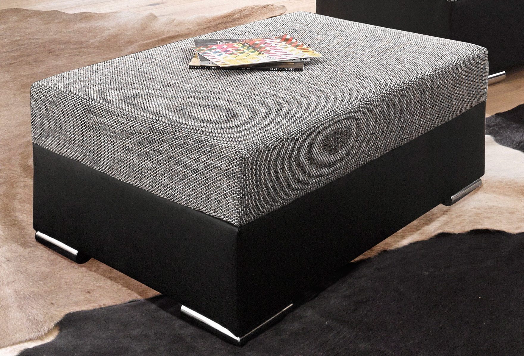 COLLECTION AB Hocker "John", Frei im Raum stellbar, wahlweise mit Federkern günstig online kaufen