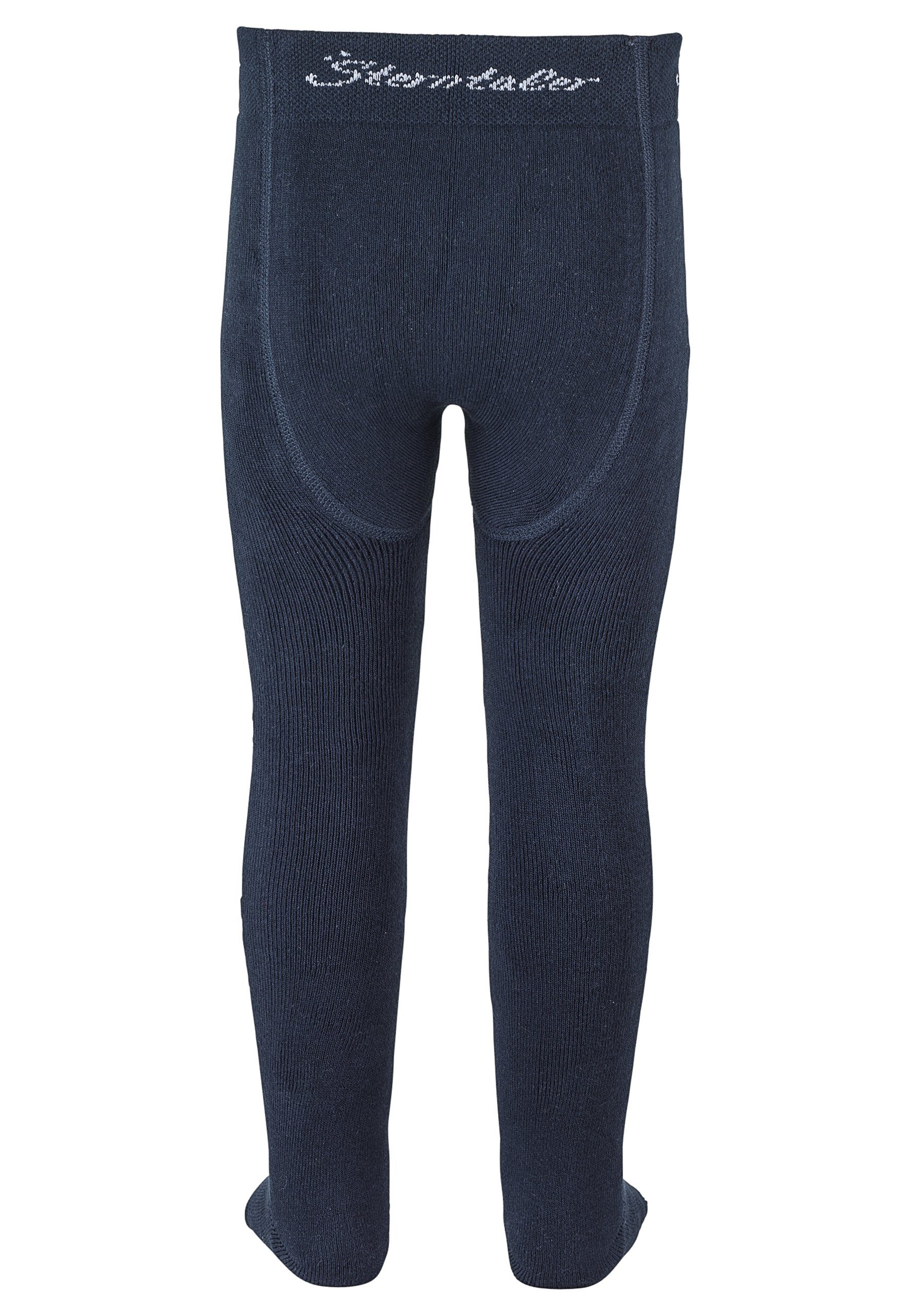 Sterntaler® Strickstrumpfhose Strumpfhose uni (1 St. Babystrumpfhose unifarben, Strumpfhose Vollplüsch) Krabbelstrumpfhose aus Baumwolle und Komfortbund
