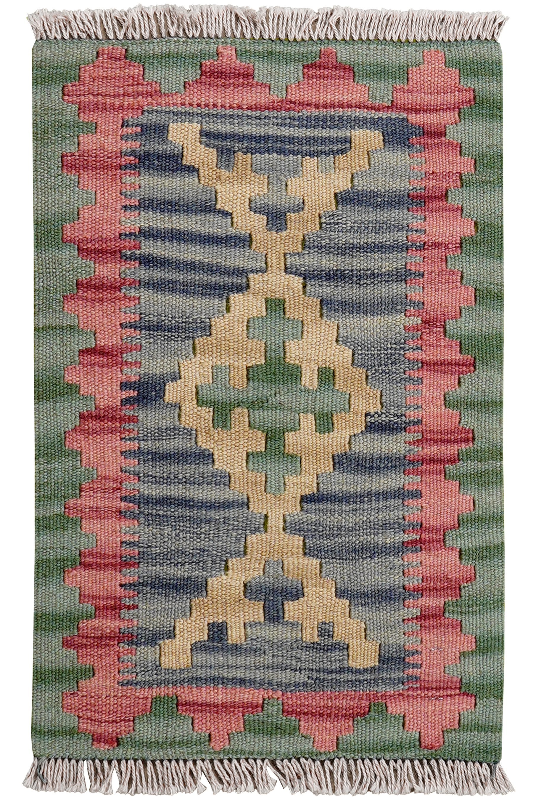 Rugtales Teppich Kelim Gashgai 60x39cm, Rechteck, Handgemachtes Unikat, nachhaltig und fair gefertigt