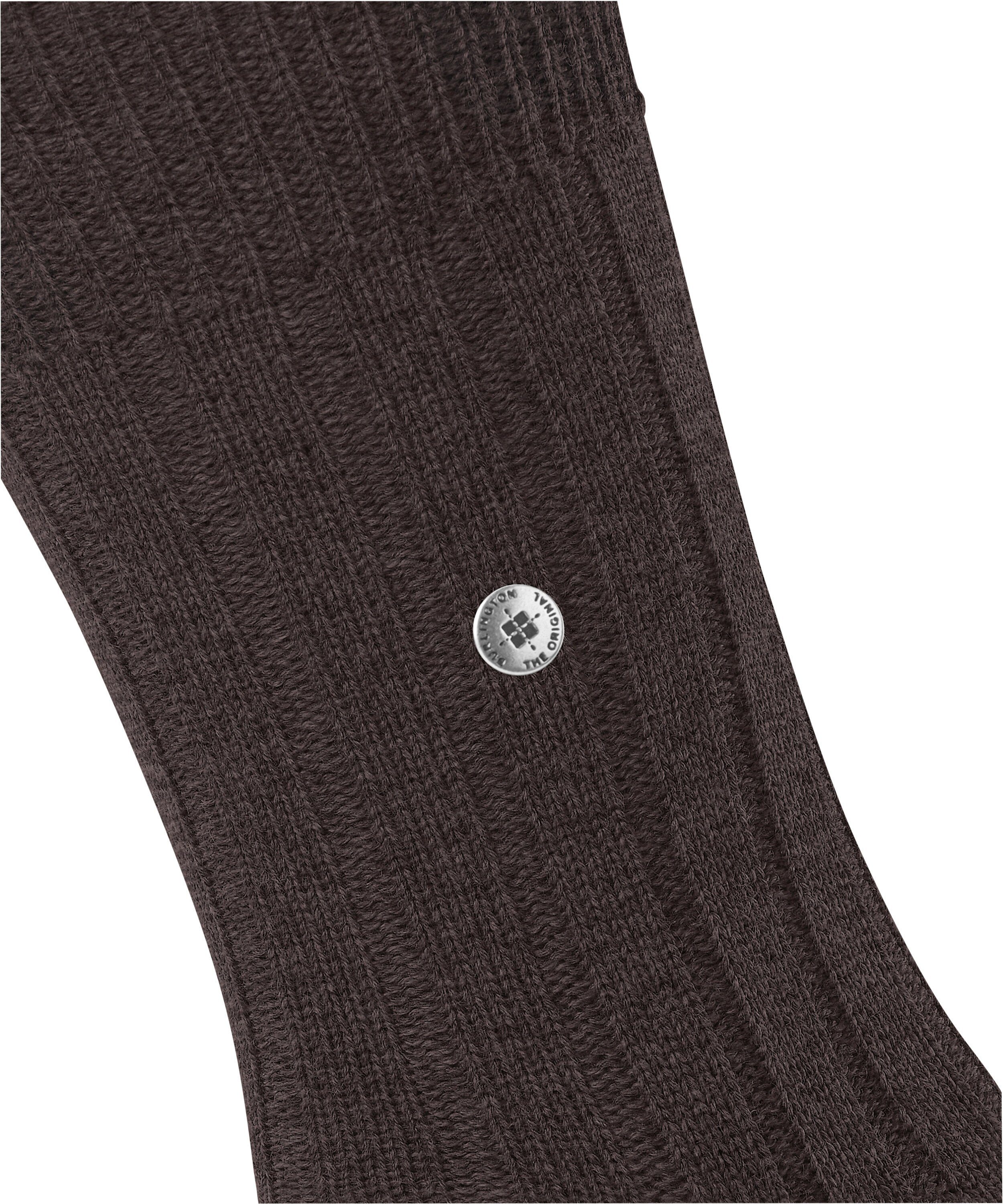 (5166) Burlington mel. Socken Dover brown (1-Paar)