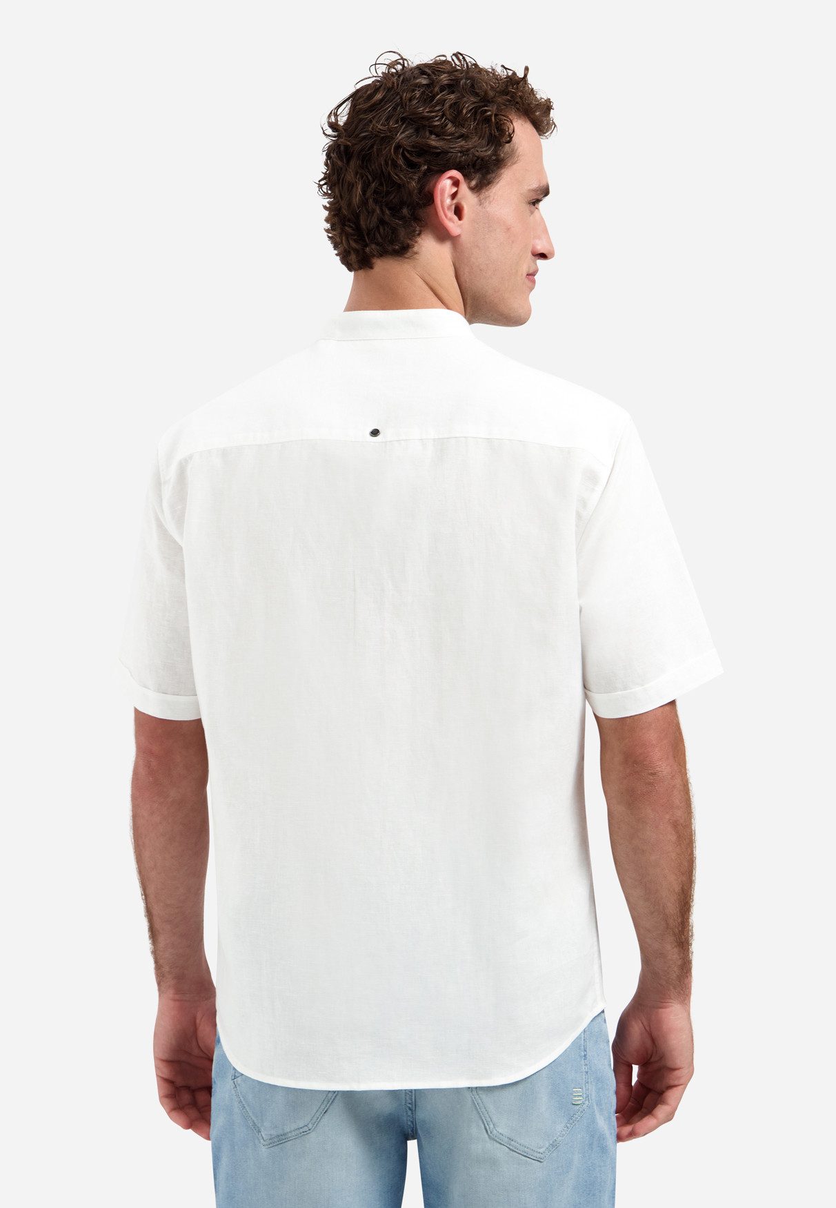 NO EXCESS Leinenhemd Hemd Kurzarm - No Excess Shirt Short Sleeve Granddad
