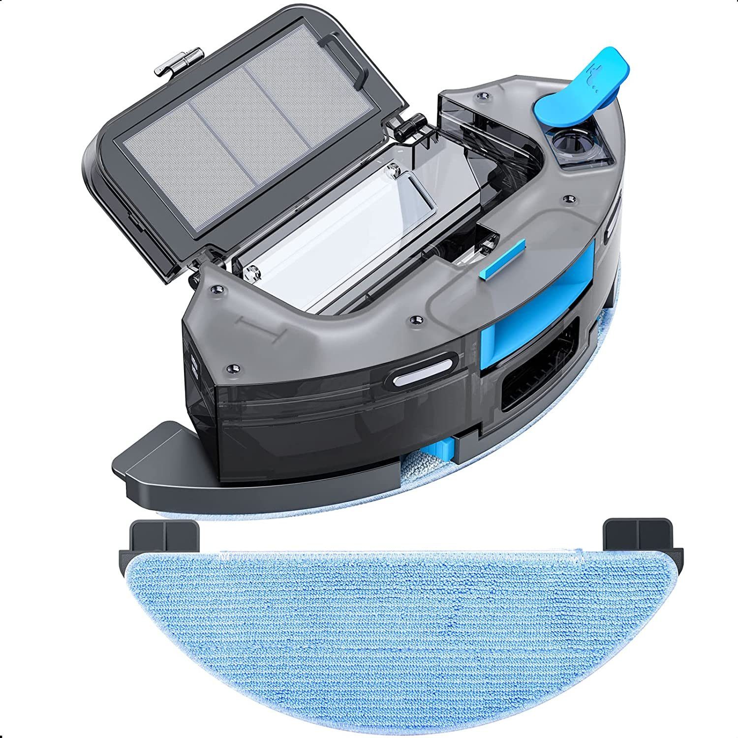 Saugroboter Zubehör-Set 200ML Staubbox & 250ML Wassertank mit 1x Mop Kleidung