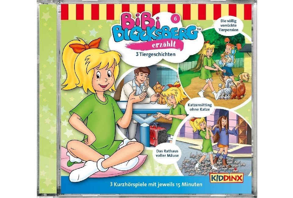 Hörspiel-CD Bibi Blocksberg erzählt F.06 - 3 Tiergeschichten