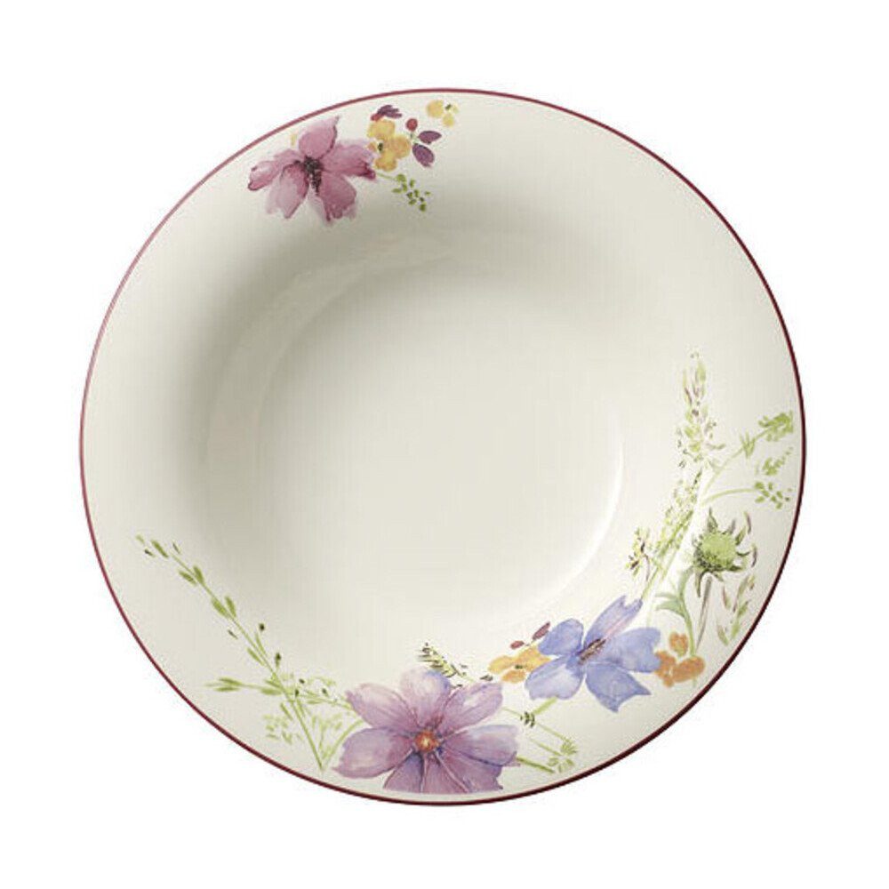 Villeroy & Boch Suppenteller Suppenteller 23 cm Mariefleur Basic, (1 St), Suppenteller, Ø23,1cm, Premium Porcelain, mehrfarbig