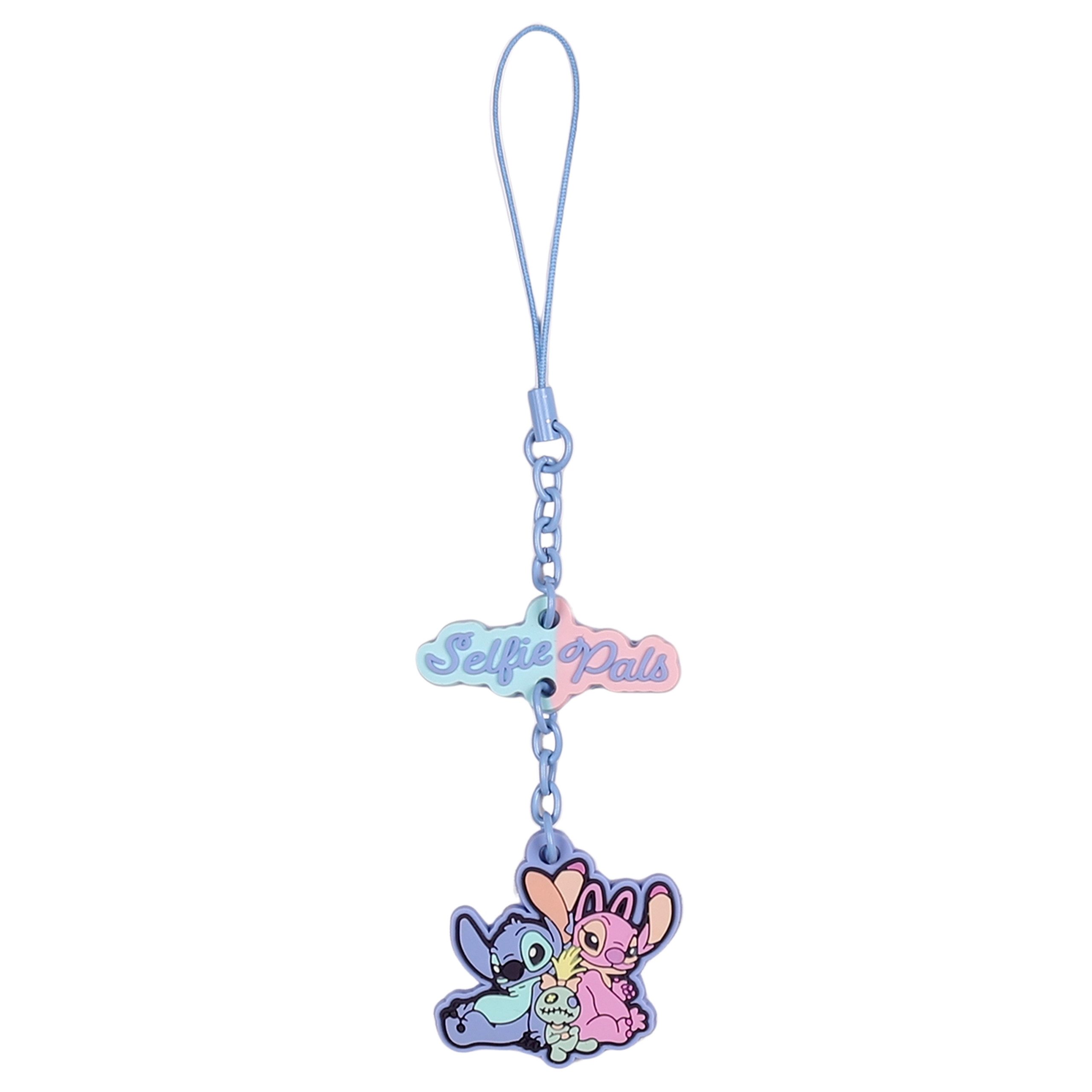 Disney Schlüsselanhänger Disney Angel & Stitch Telefonanhänger – Bunter Schlüsselanhänger