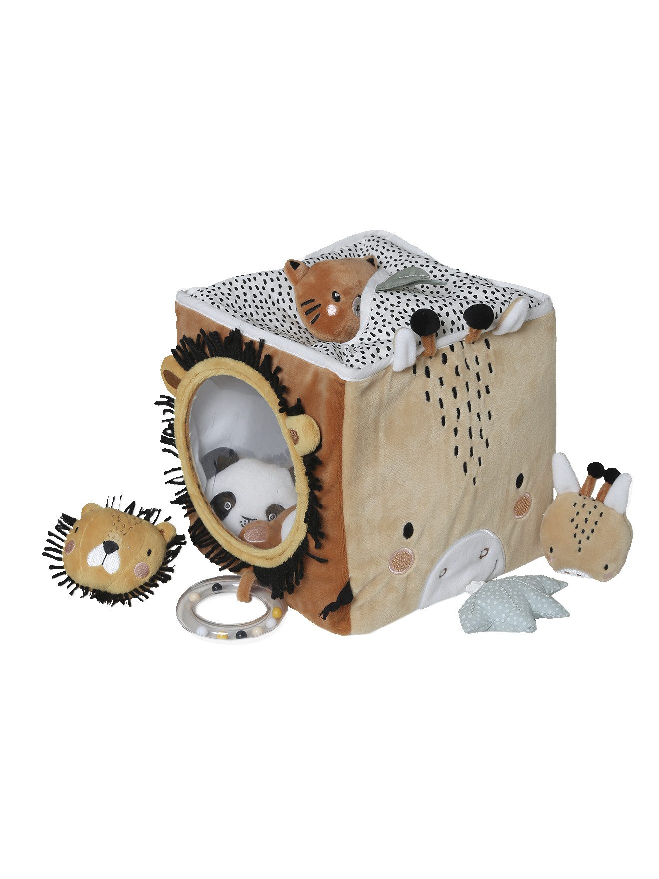 vertbaudet Schmusetuch Activity-Stoffwürfel TANSANIA