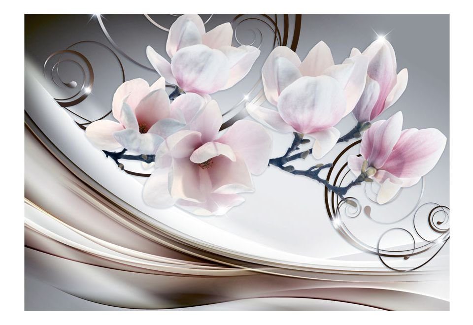 Design Magnolia of 1.47x1.05 matt, Vliestapete Beauty m, lichtbeständige Tapete KUNSTLOFT halb-matt,
