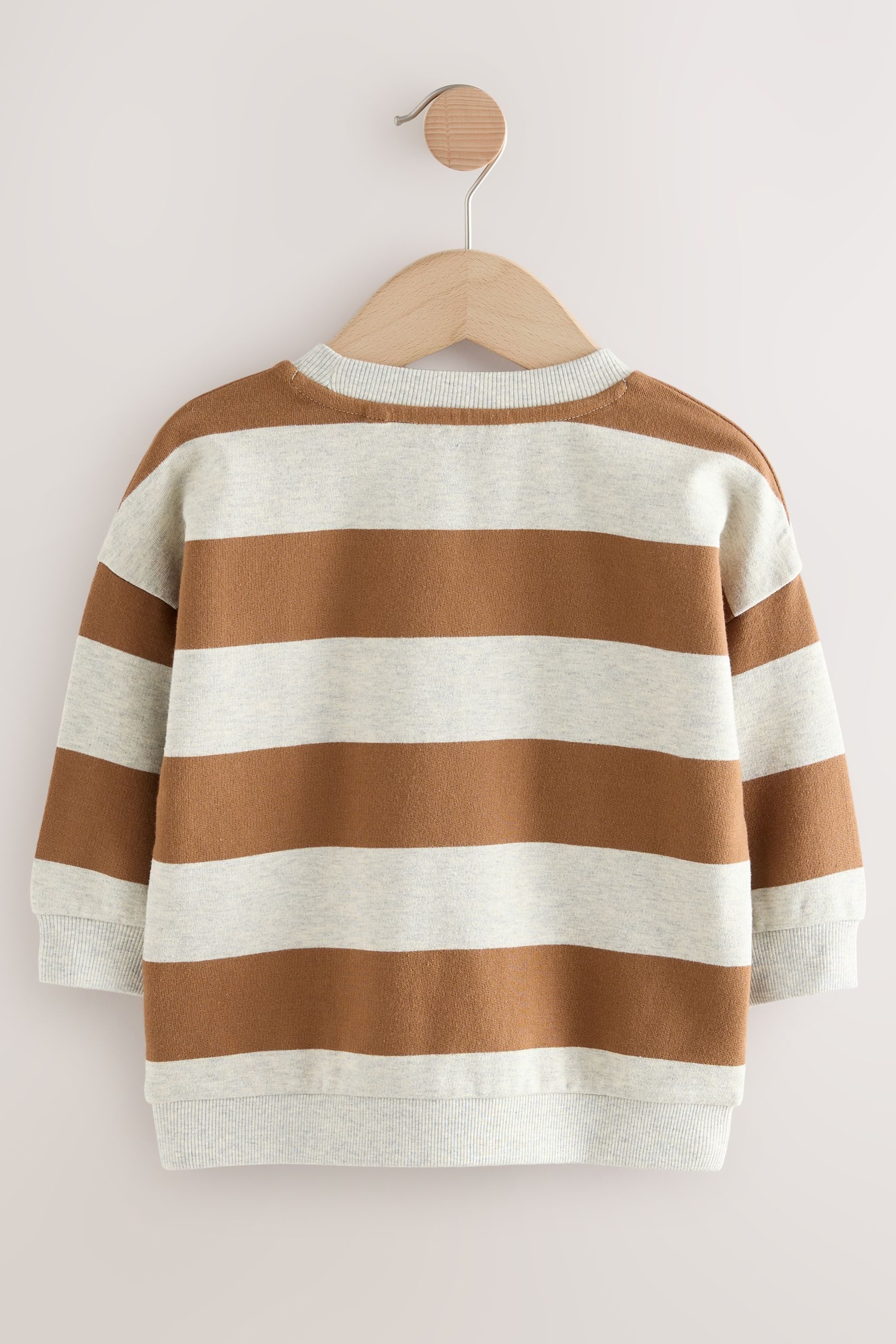 Next Sweater Gestreiftes Rundhals-Sweatshirt (1-tlg) günstig online kaufen