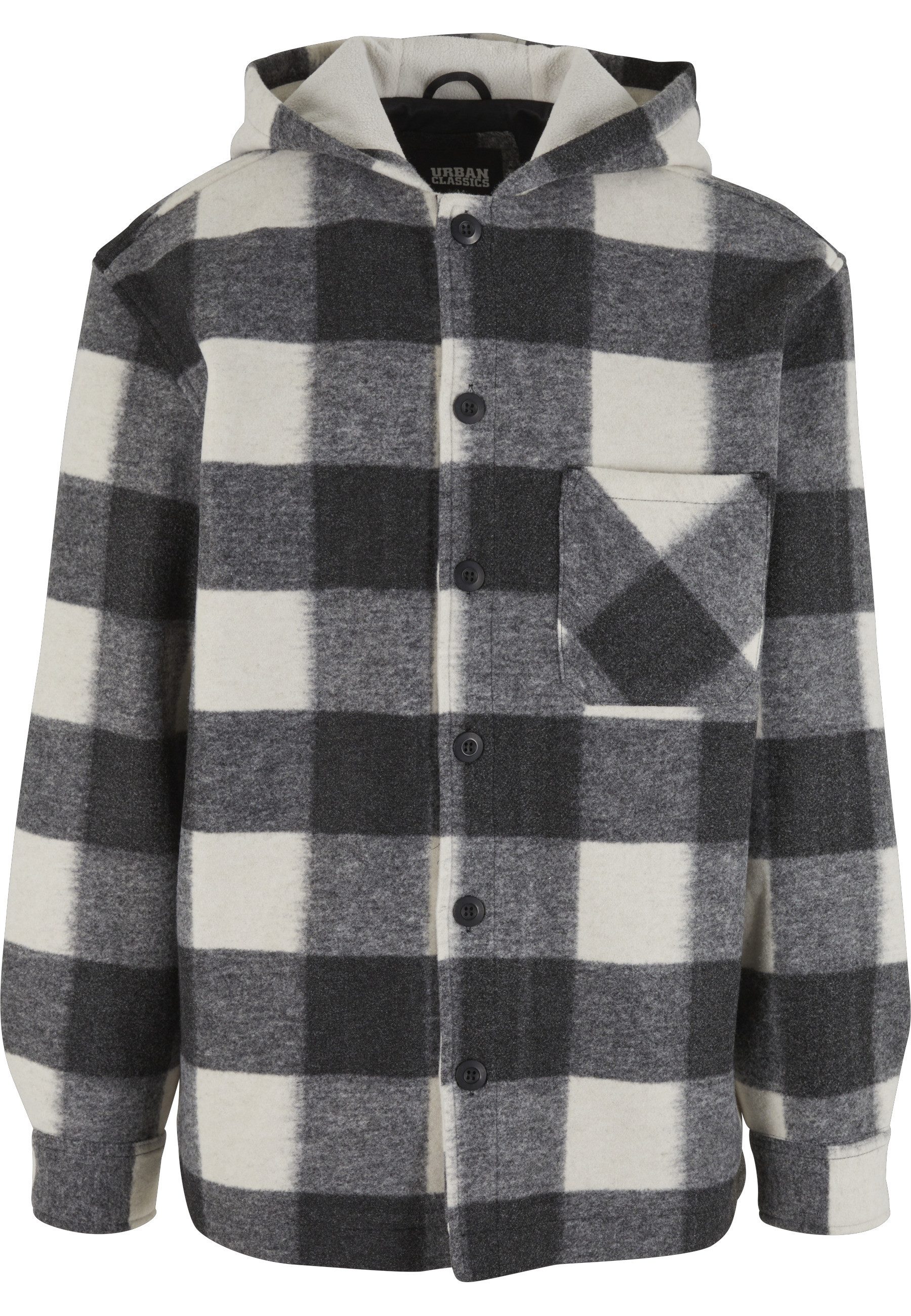 Allwetterjacke Urban Classics Big Check Jacket With Hood