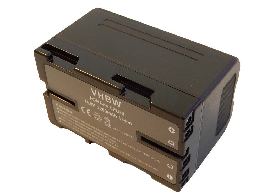 vhbw kompatibel mit Sony PXW-FS7, Li-Ion PXW-FS7M2, Kamera-Akku X-180, 2200 PXW­-X160 (14,8 V) mAh PXW