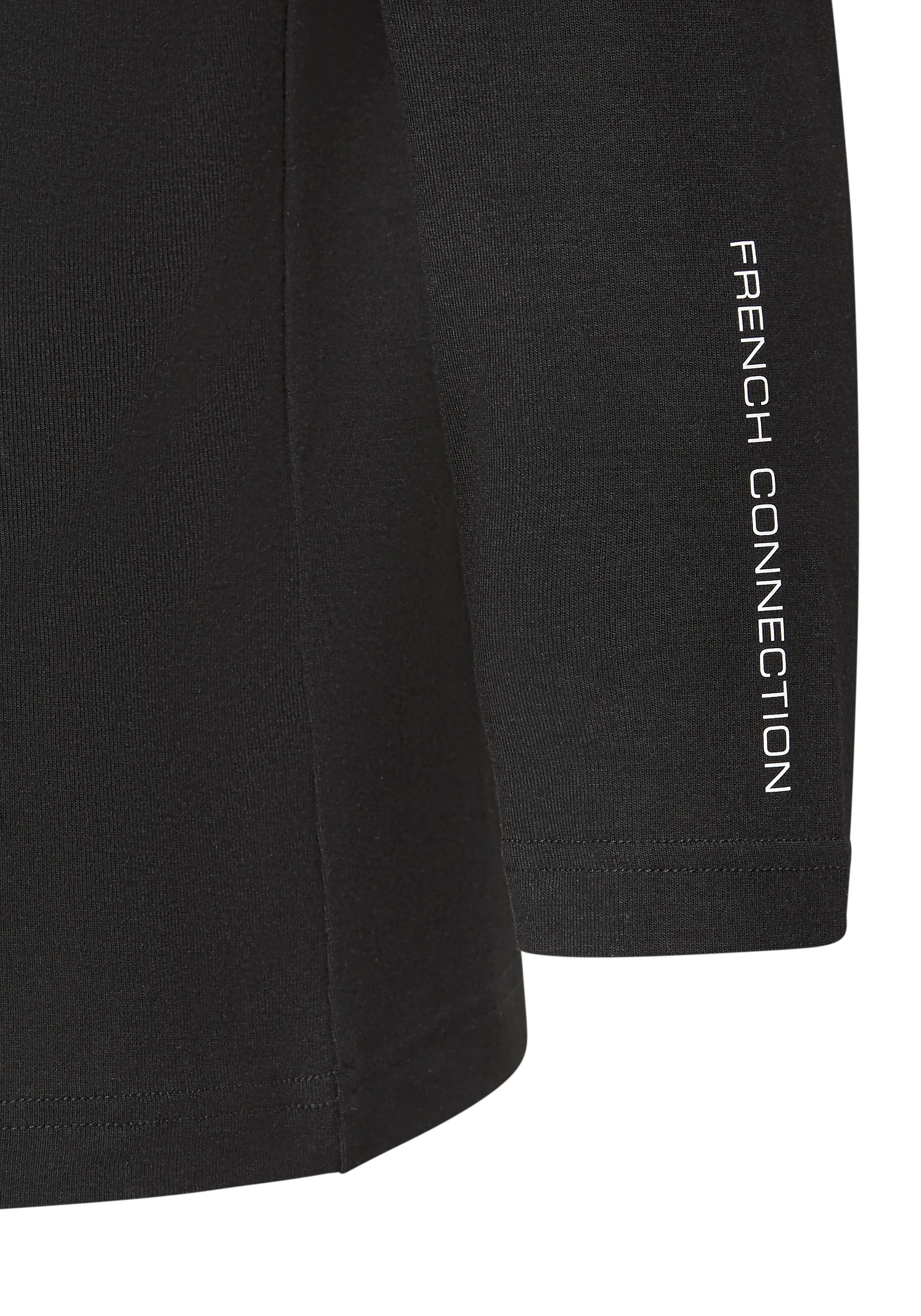 French Connection 3/4-Arm-Shirt Kuschelweiche Viskosemischqualität