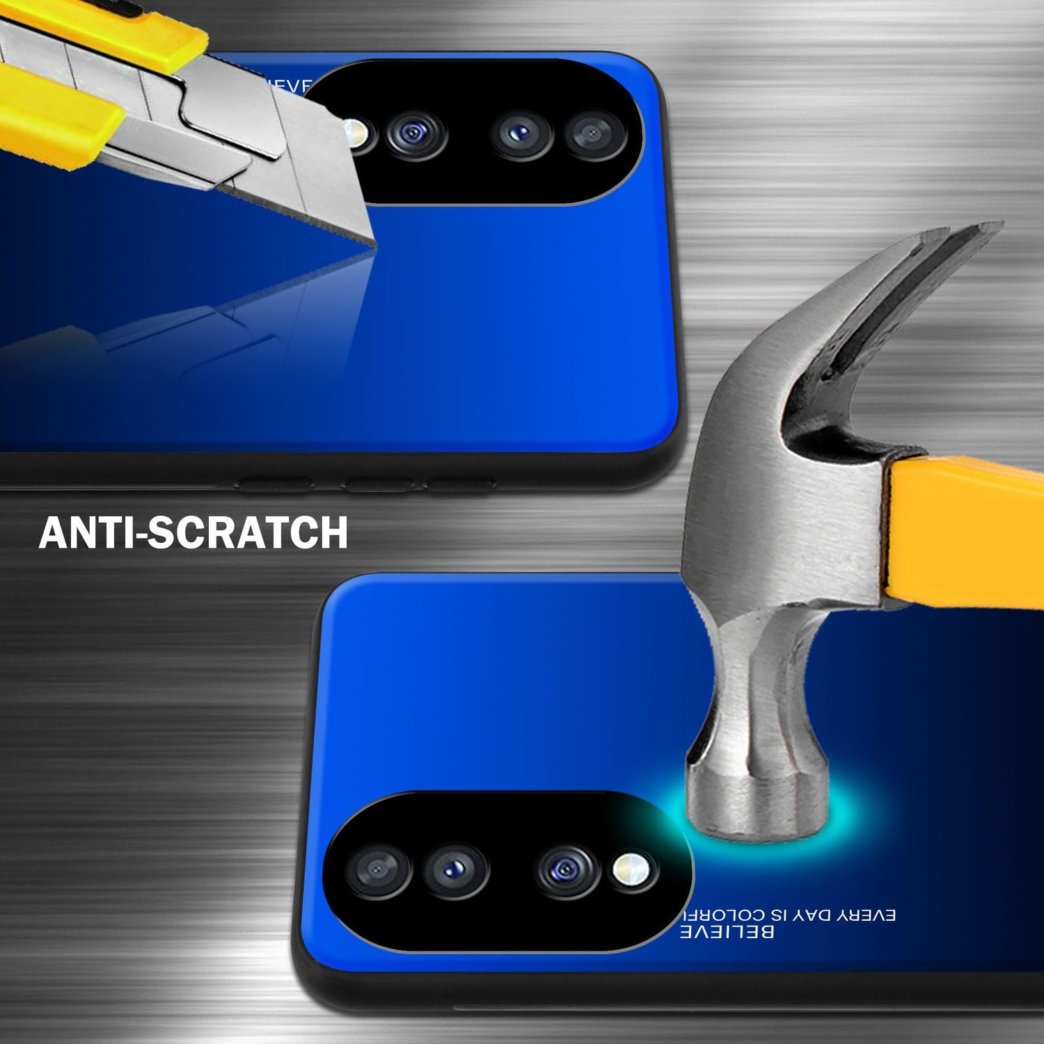 Cadorabo Handyhülle für Honor 70 Hülle Honor 70, Robustes Hard Case - Handy Schutzhülle - Hülle - Back Cover Bumper