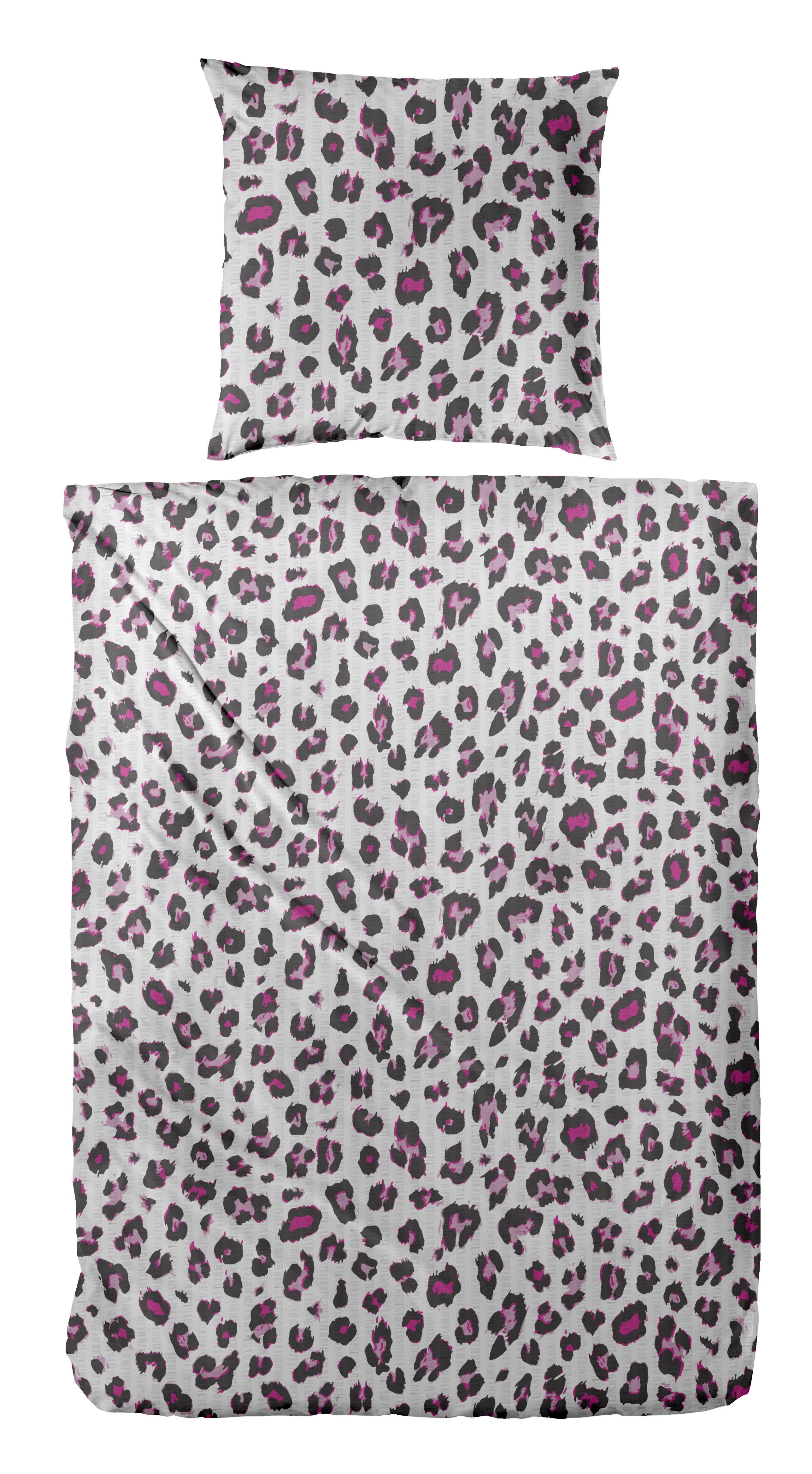 Primera Bettwäsche Soft-Seersucker-Bettwäsche Serval, Soft-Seersucker, 2 teilig