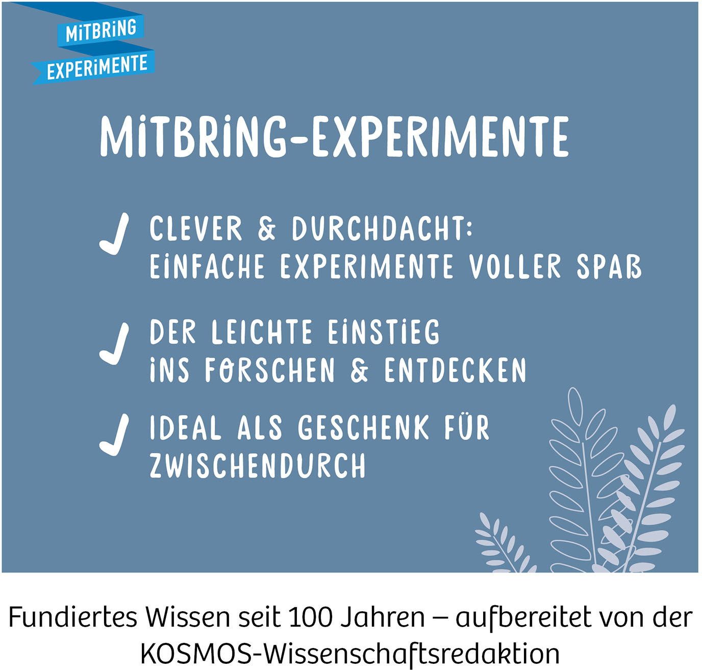 Kosmos Experimentierkasten Experimentieren Natur Mimosen-Garten 657802