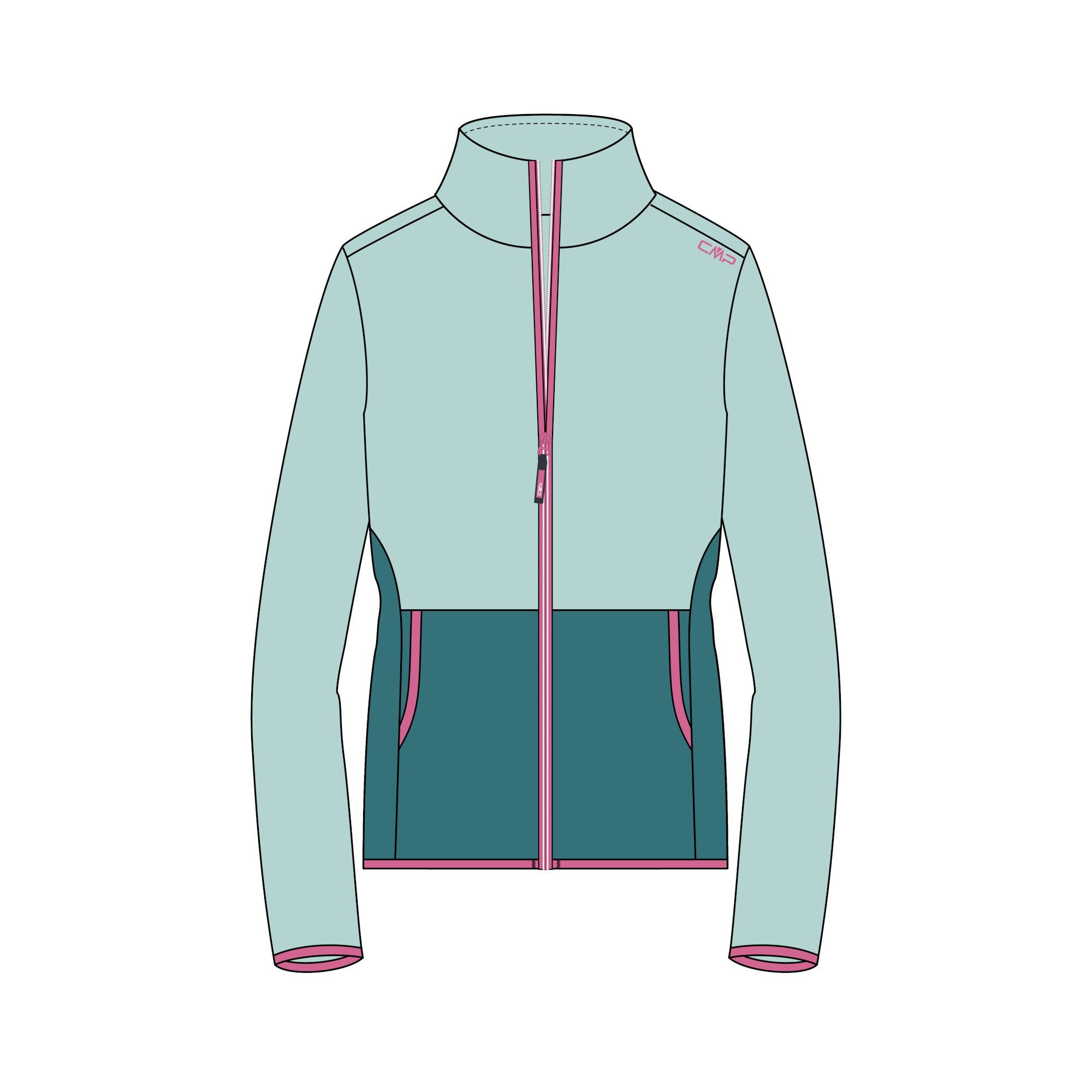 CMP Fleecejacke CMP Mädchen Fleecejacke KID G JACKET 33H4315