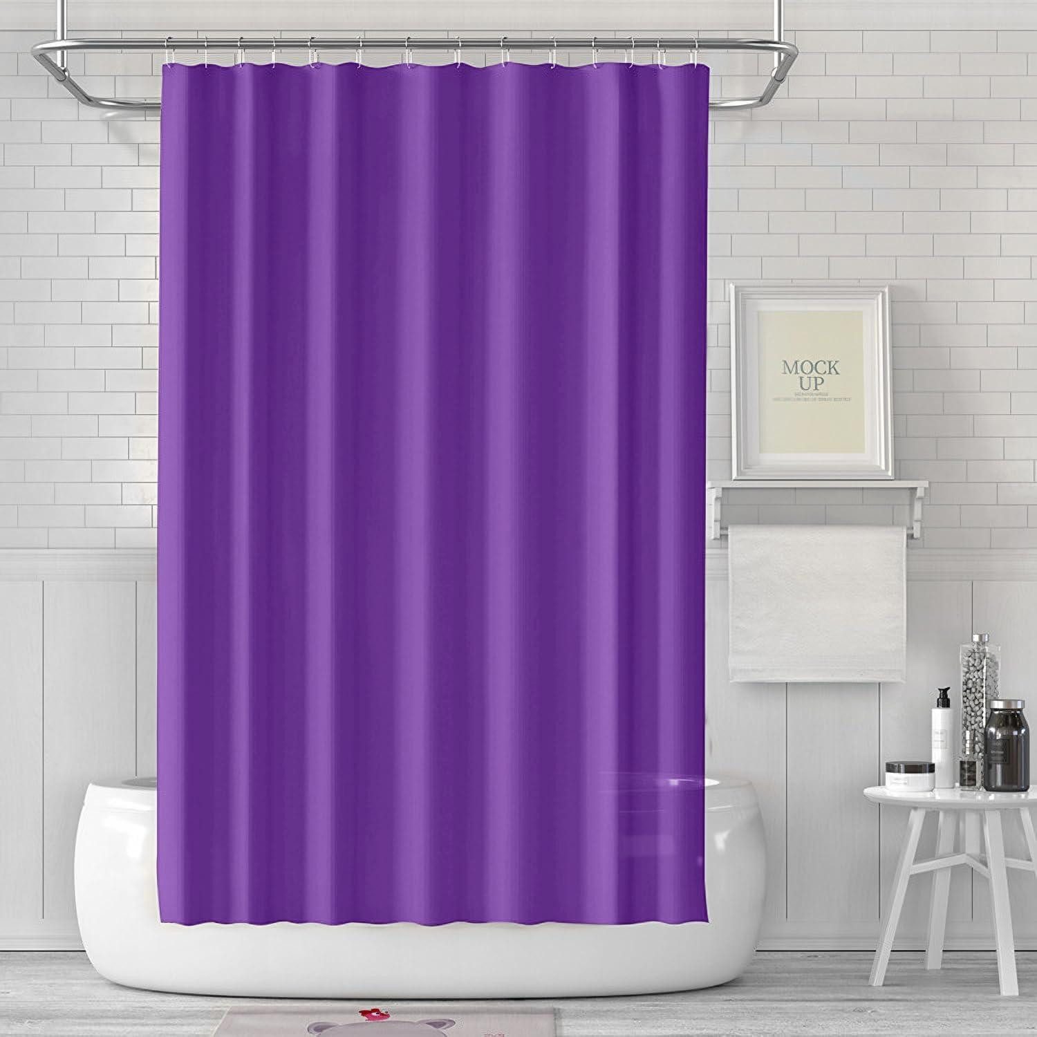 LUKDUNG Duschvorhang Duschvorhang 180x180 cm Anti-schimmel Wasserdicht PEVA mit 12 Haken