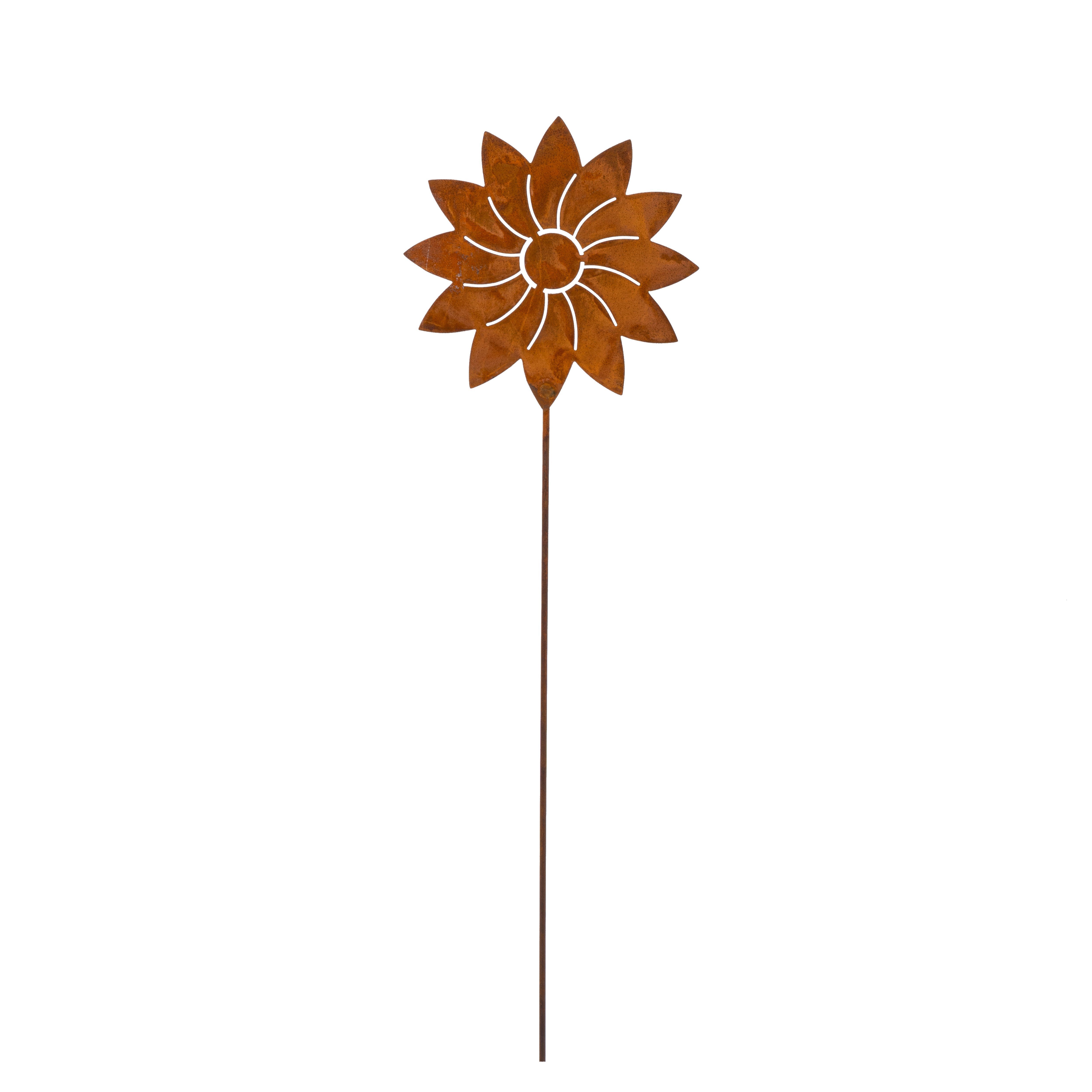 Rostikal Gartenstecker Rost Deko Blumen Edelrost günstig online kaufen