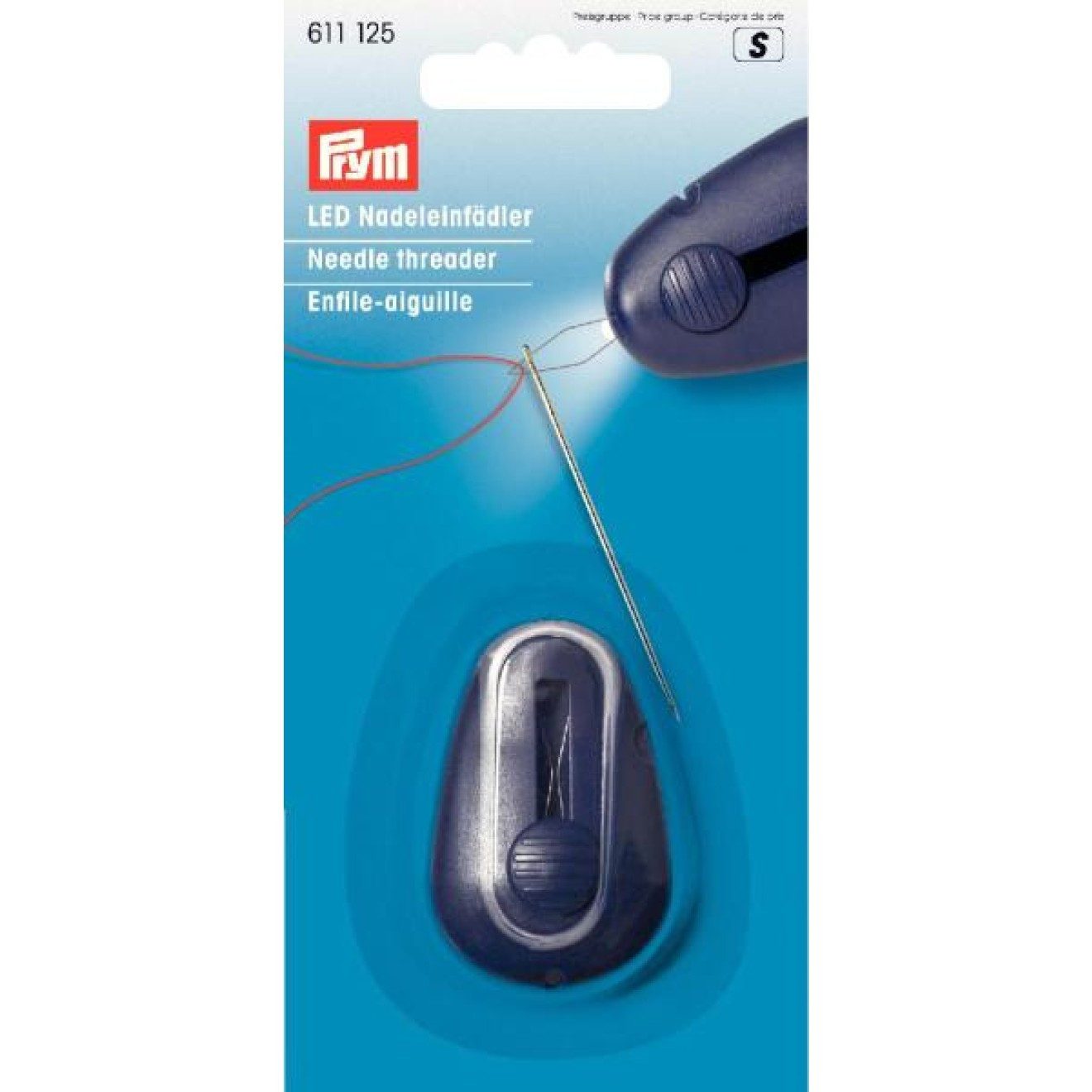 Prym Stricknadeln Nadeleinfädler pflaumenblau