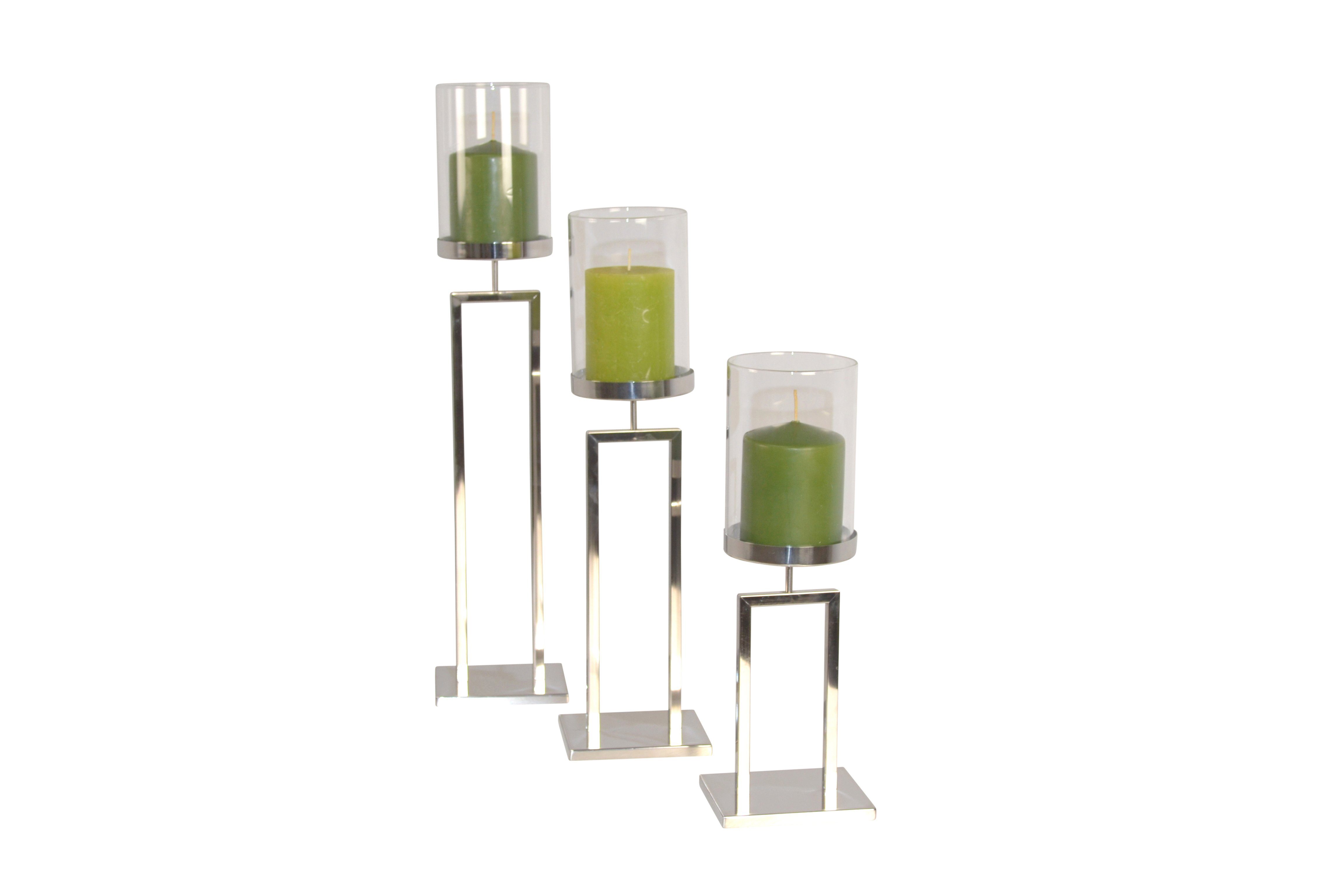 moebel-direkt-online Standkerzenhalter 3teiliges Kerzenhalter-Set (Spar-Set günstig online kaufen
