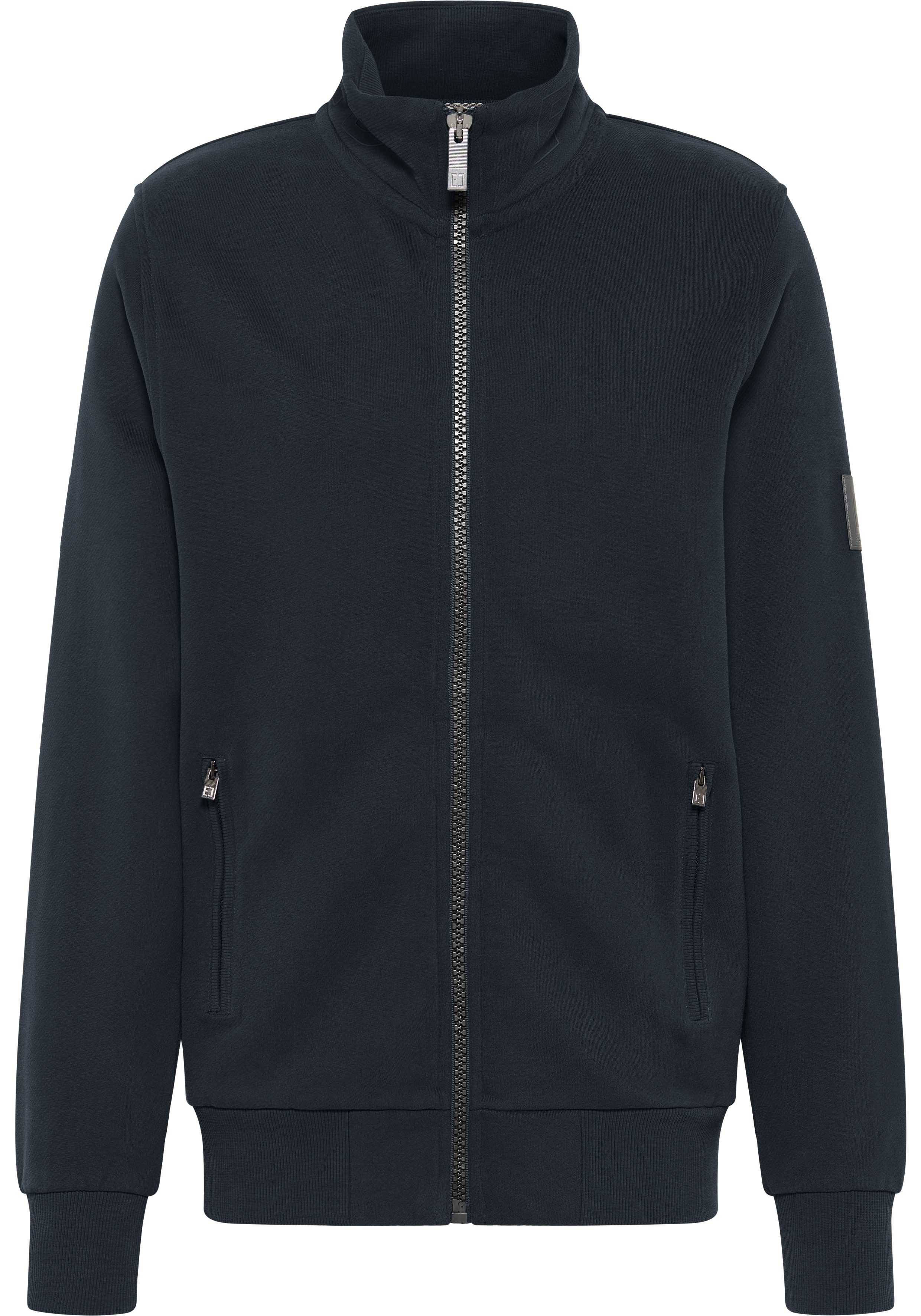 Elbsand Sweatjacke Bjarne Herren Eingriffstaschen, Stehkragen, regular fit