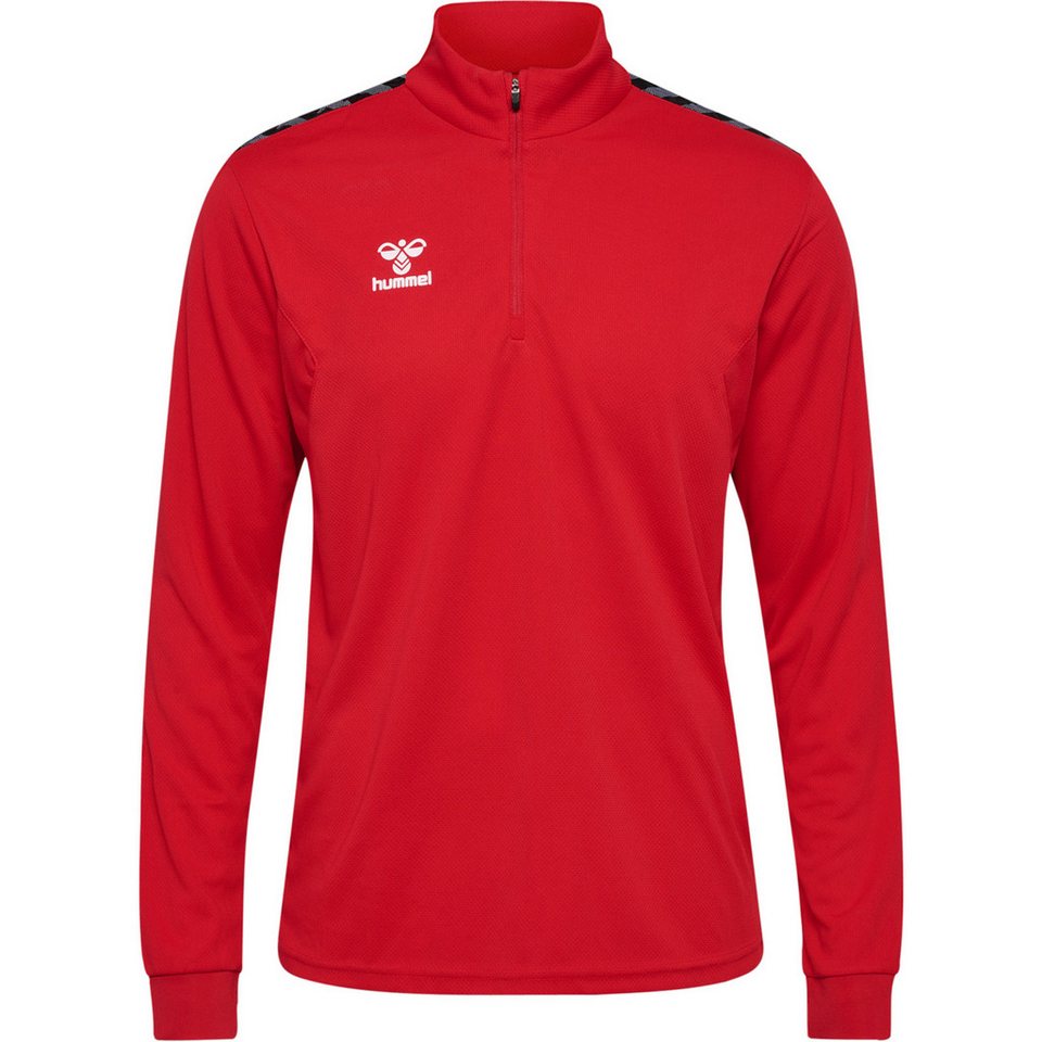 Hummel HML Authentic Half Zip Sweatshirt - Vert Hummel HML Authentic Half Zip Sweatshirt - Vert