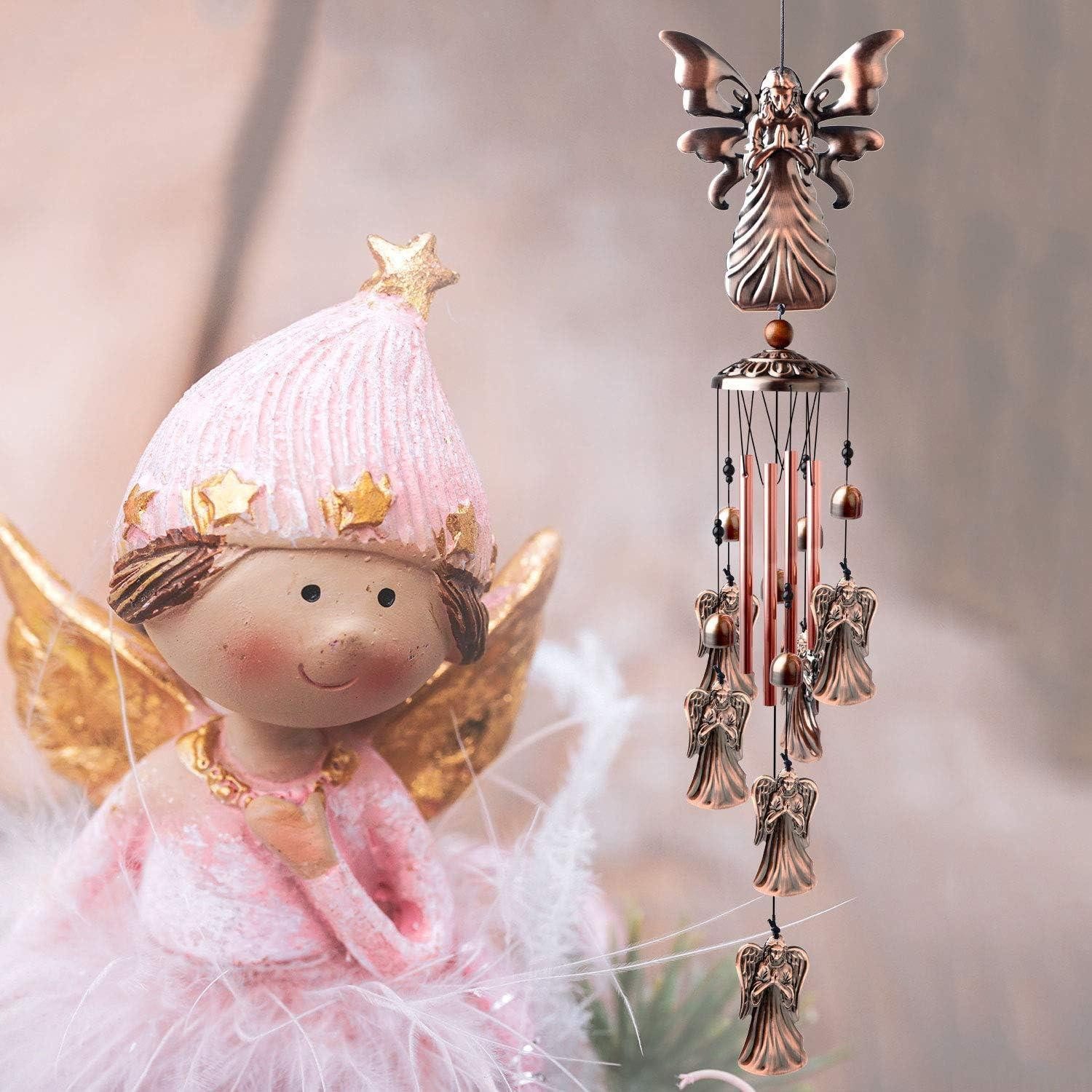 LuxusKollektion Windspiel Windspiel hängend draußen Garten Deko Terrasse Geschenke Engel