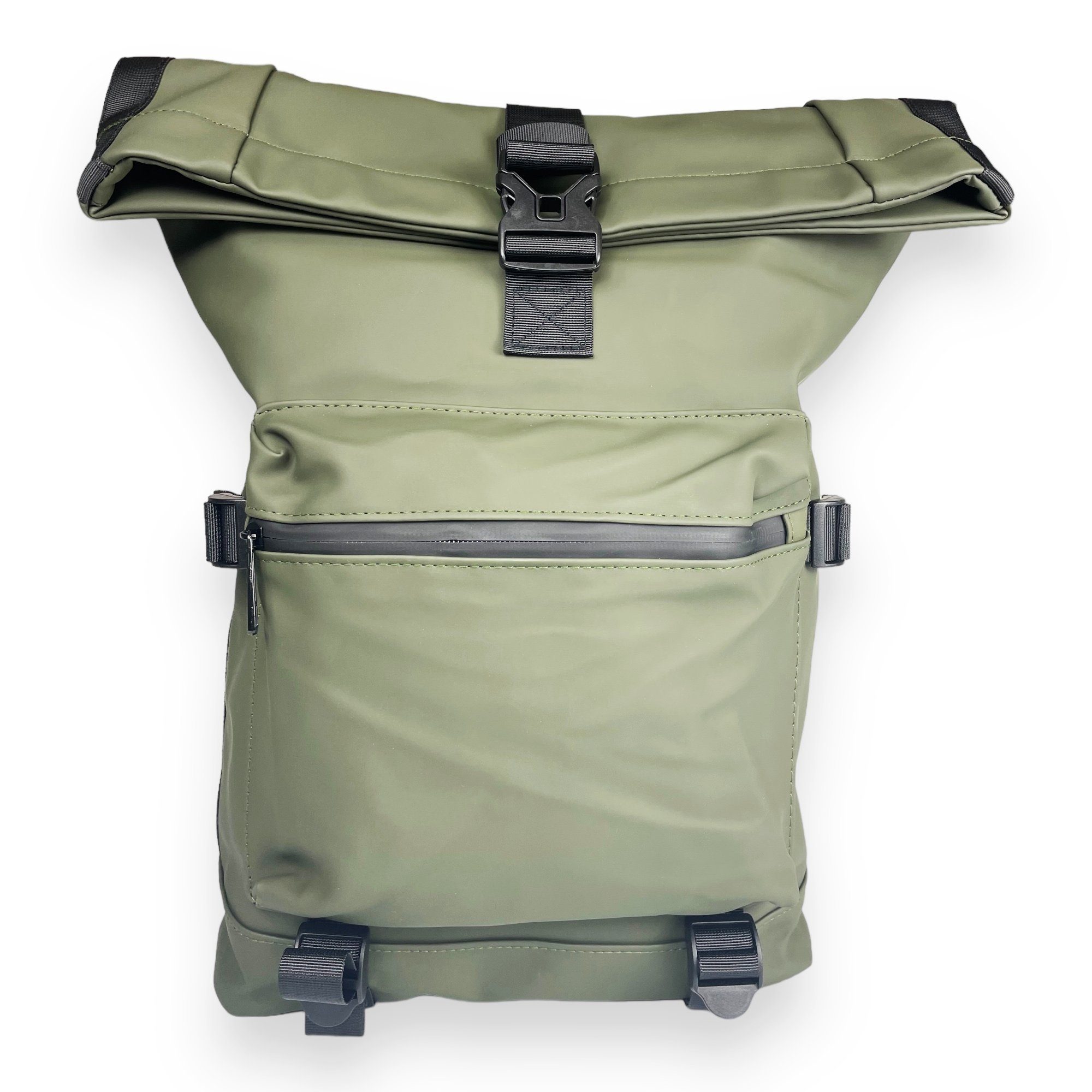 Taschen4life Laptoprucksack Rucksack wasserdicht 9049, Rolltop Backpack, A4 geeignet, Laptopfach, wetterfest