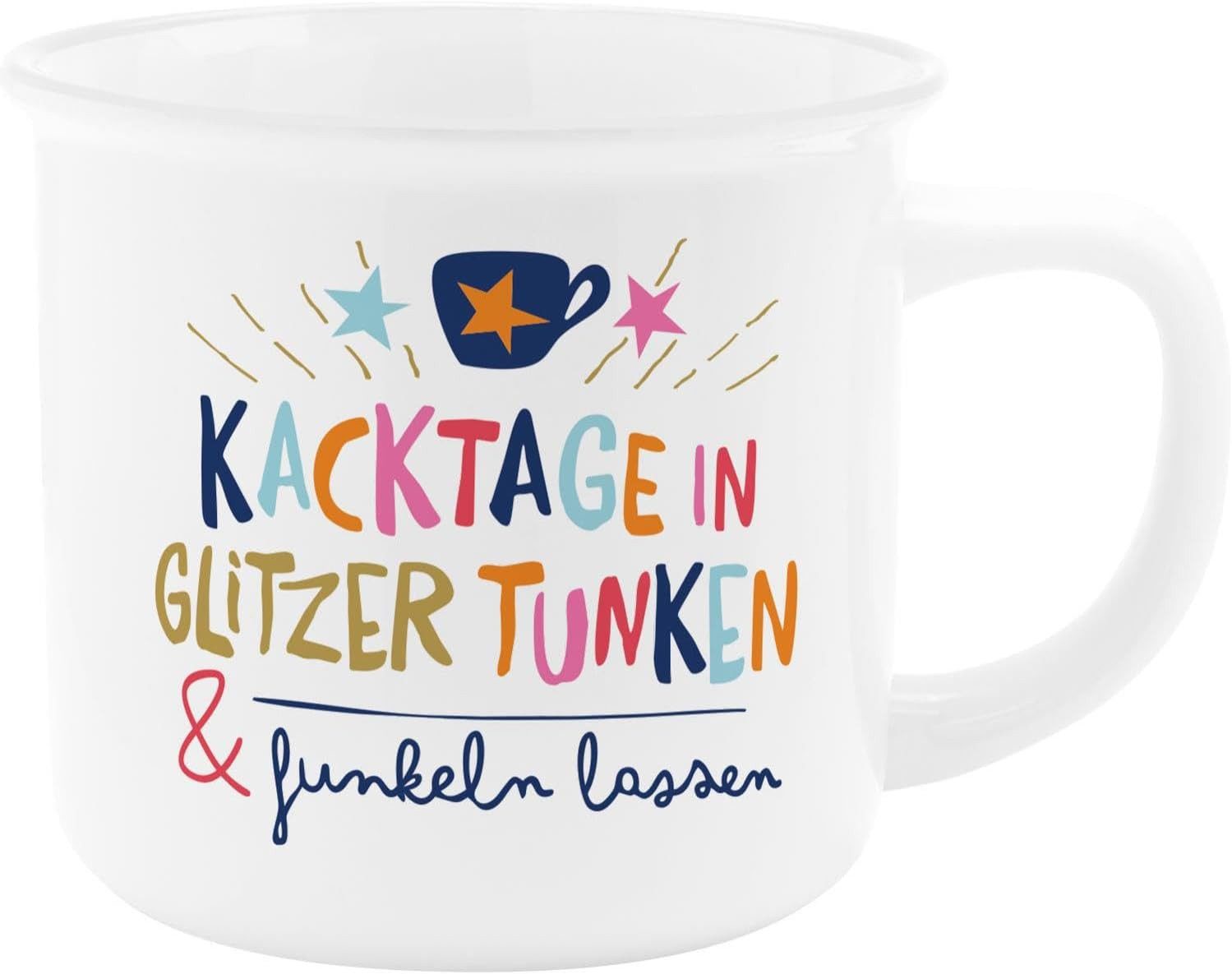 Sheepworld Tasse Tasse Tee- Kaffeetasse Kaffeebecher 35cl Geschenk Sheepworld KACK, Porzellan