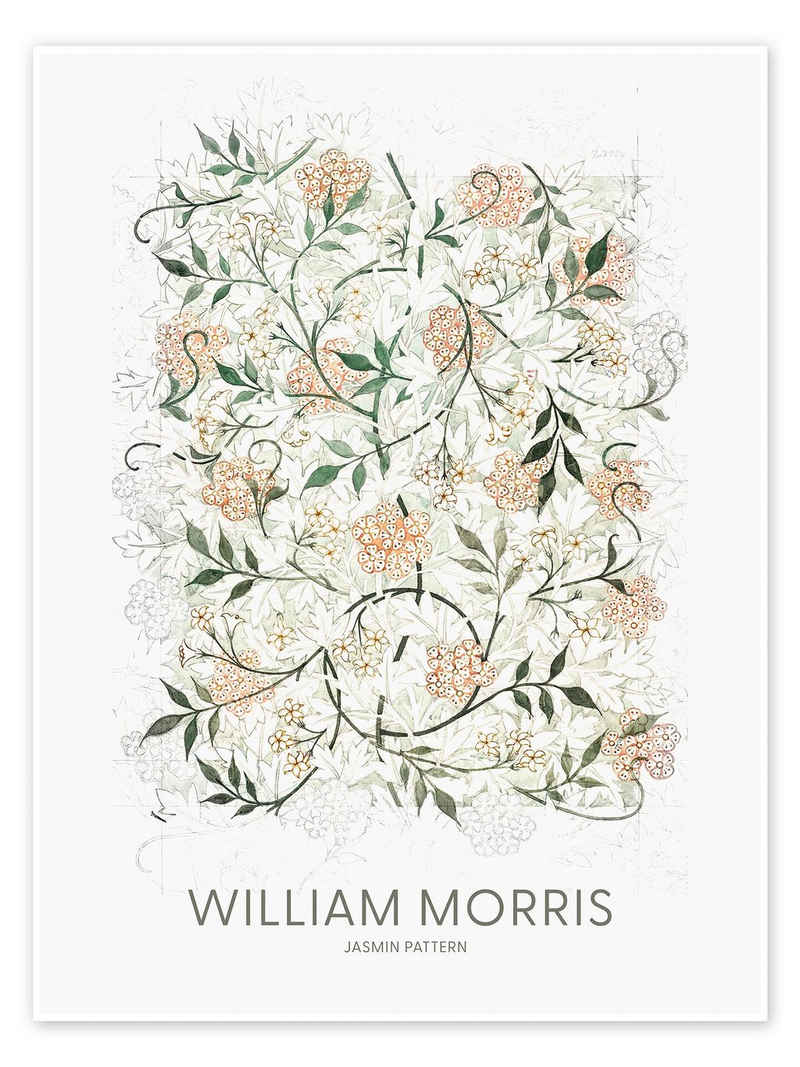 Posterlounge Poster William Morris, Jasmin, Grafikdesign