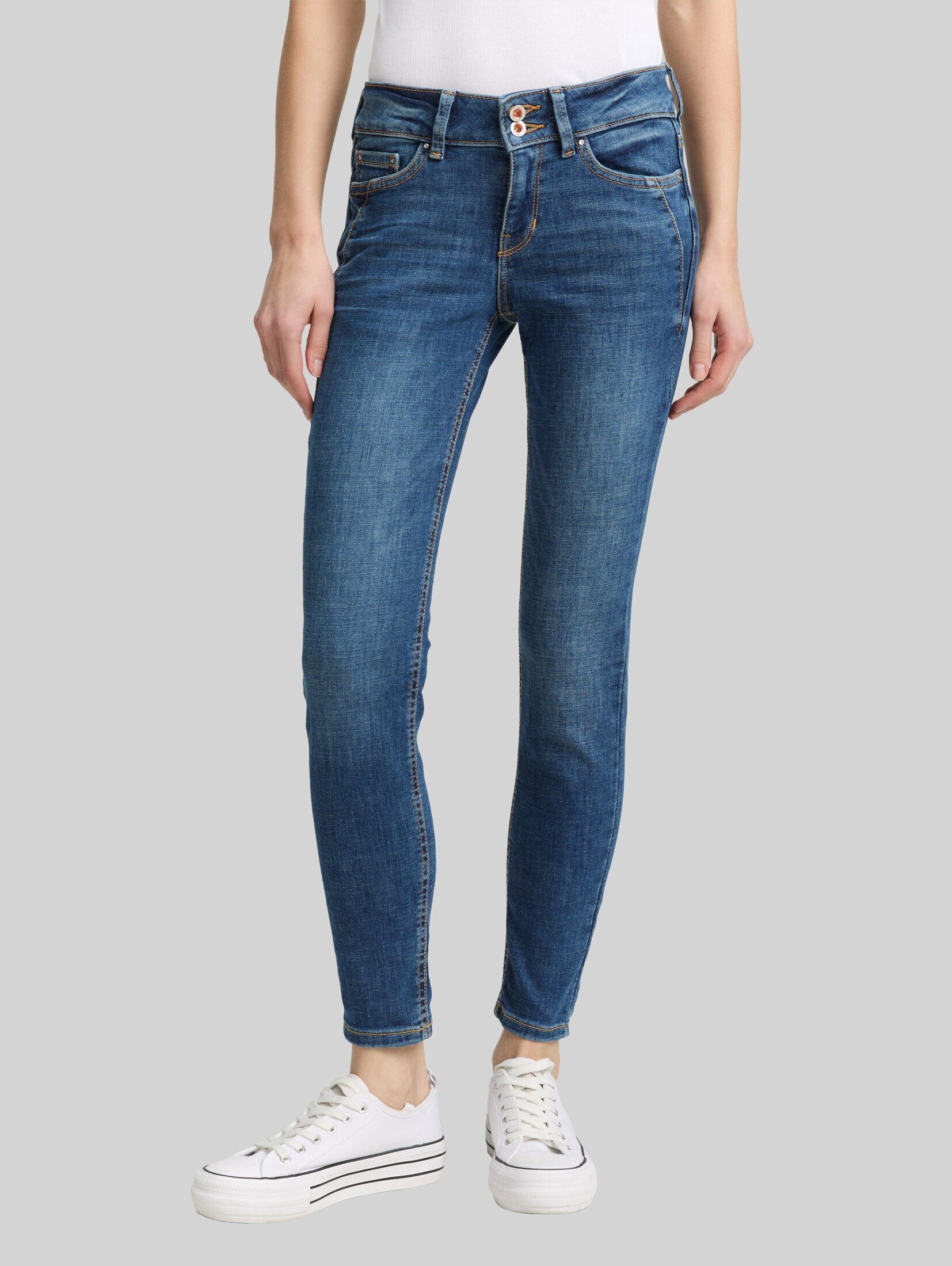 TOM TAILOR Denim Skinny-fit-Jeans Jeanshosen TTJONA EXTRA SKINNY Jeans