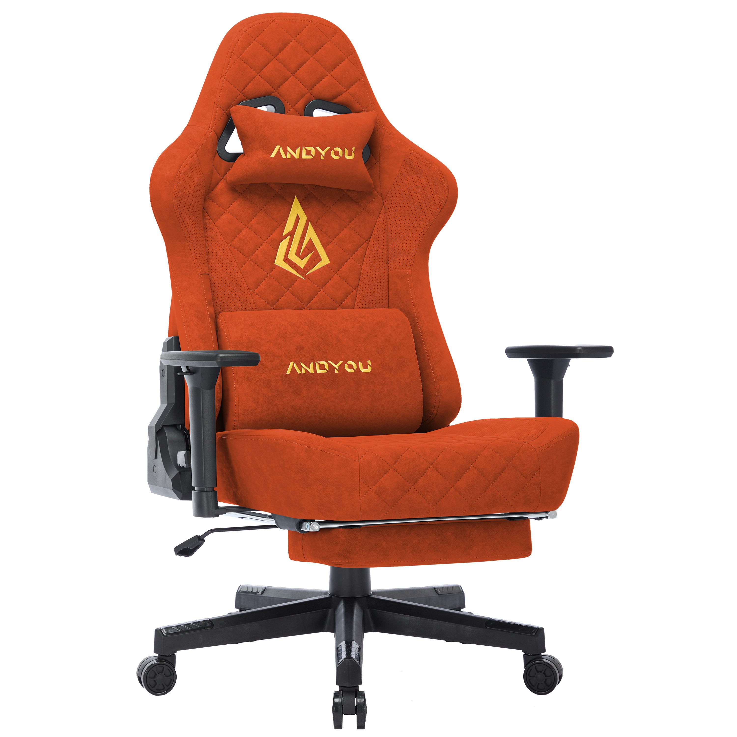 ANDYOU Gaming-Stuhl ergonomisch, Rennsport-Stil, PU-Bezug (1 günstig online kaufen