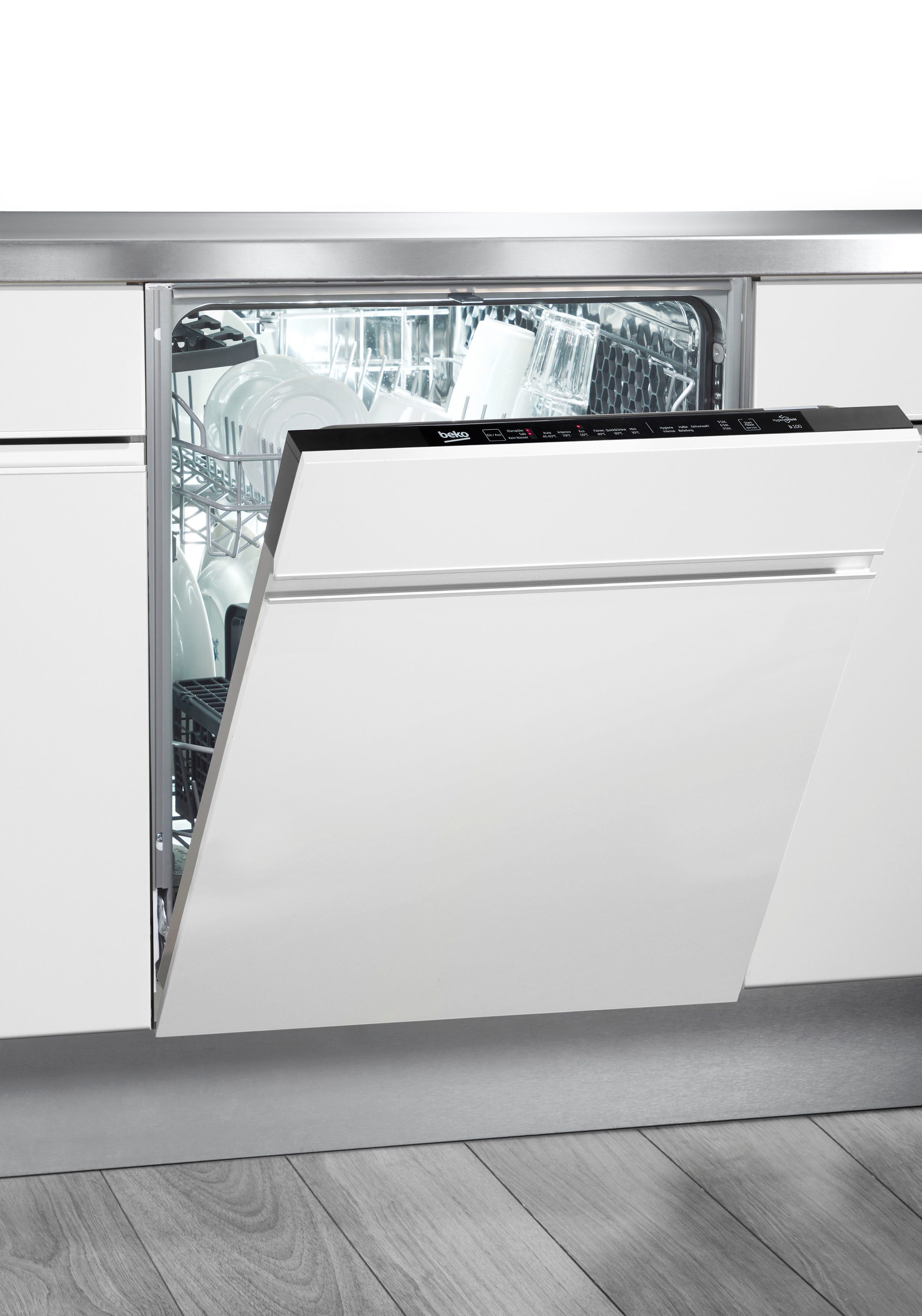 BEKO vollintegrierbarer Geschirrspüler BDIN16420, 12,9 l, 14 Maßgedecke, HygieneIntense – Maximale Hygiene durch besonders hohe Temperaturen – Bild 2 von 5