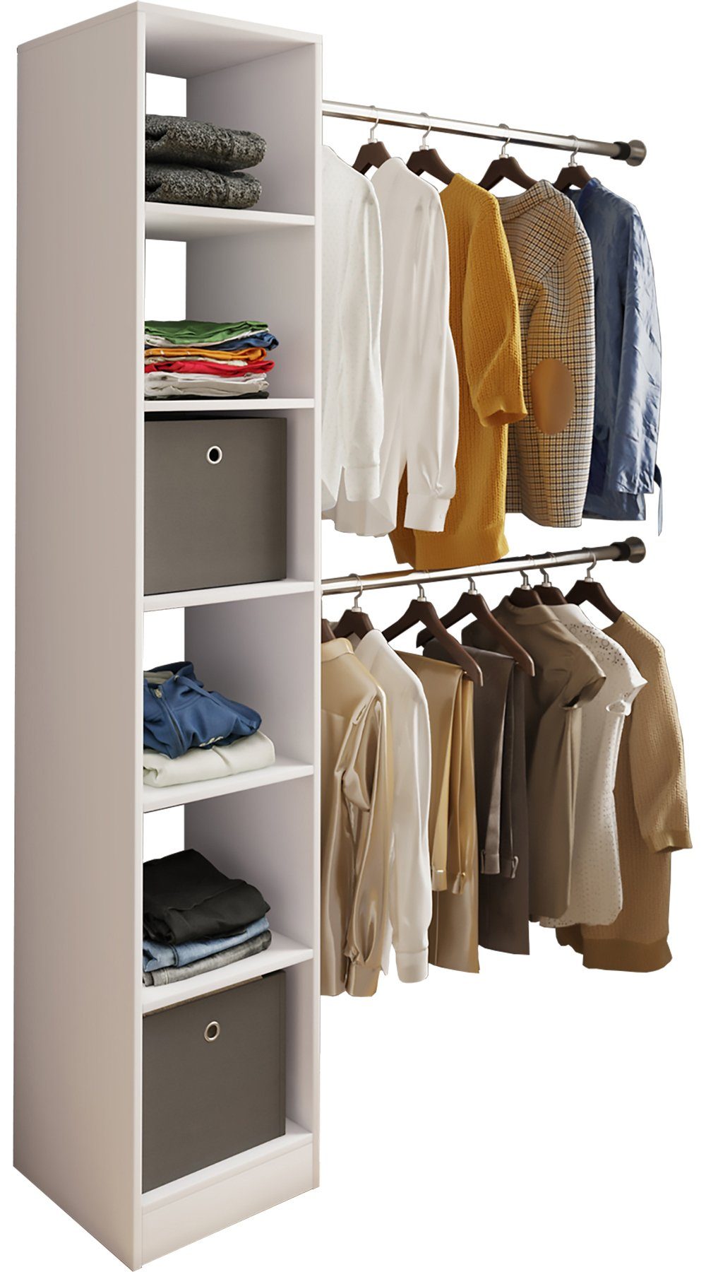 Kleiderschrank Offener Kleiderschrank Dachschrägen Regal Dacholll