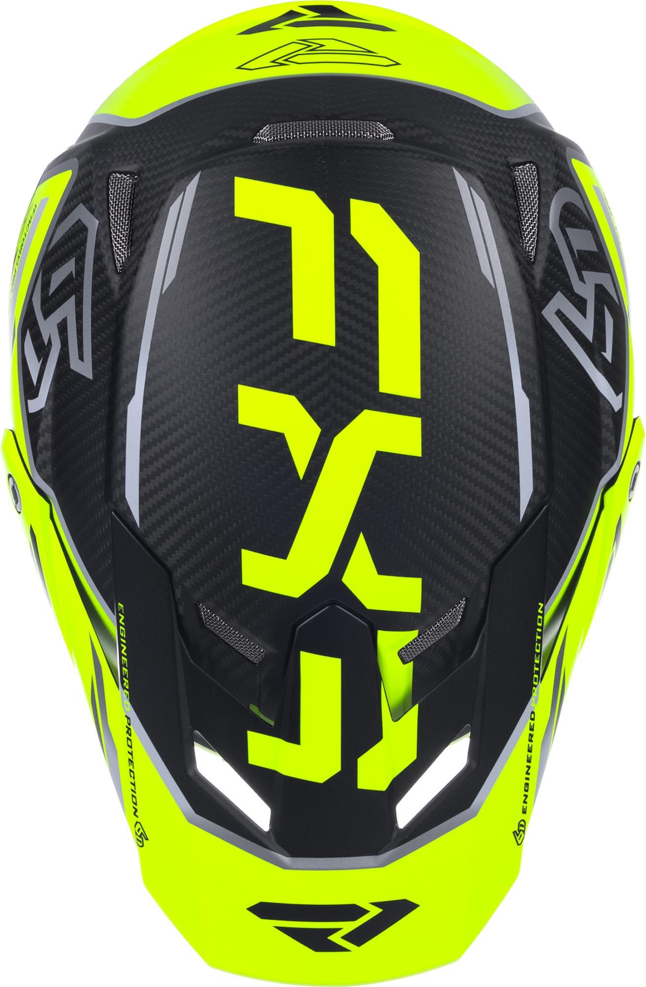 FXR Motorradhandschuhe 6D ATR-3Y Carbon 2026 Jugend Motocross Helm vorbereitet für Kommunikationssystem