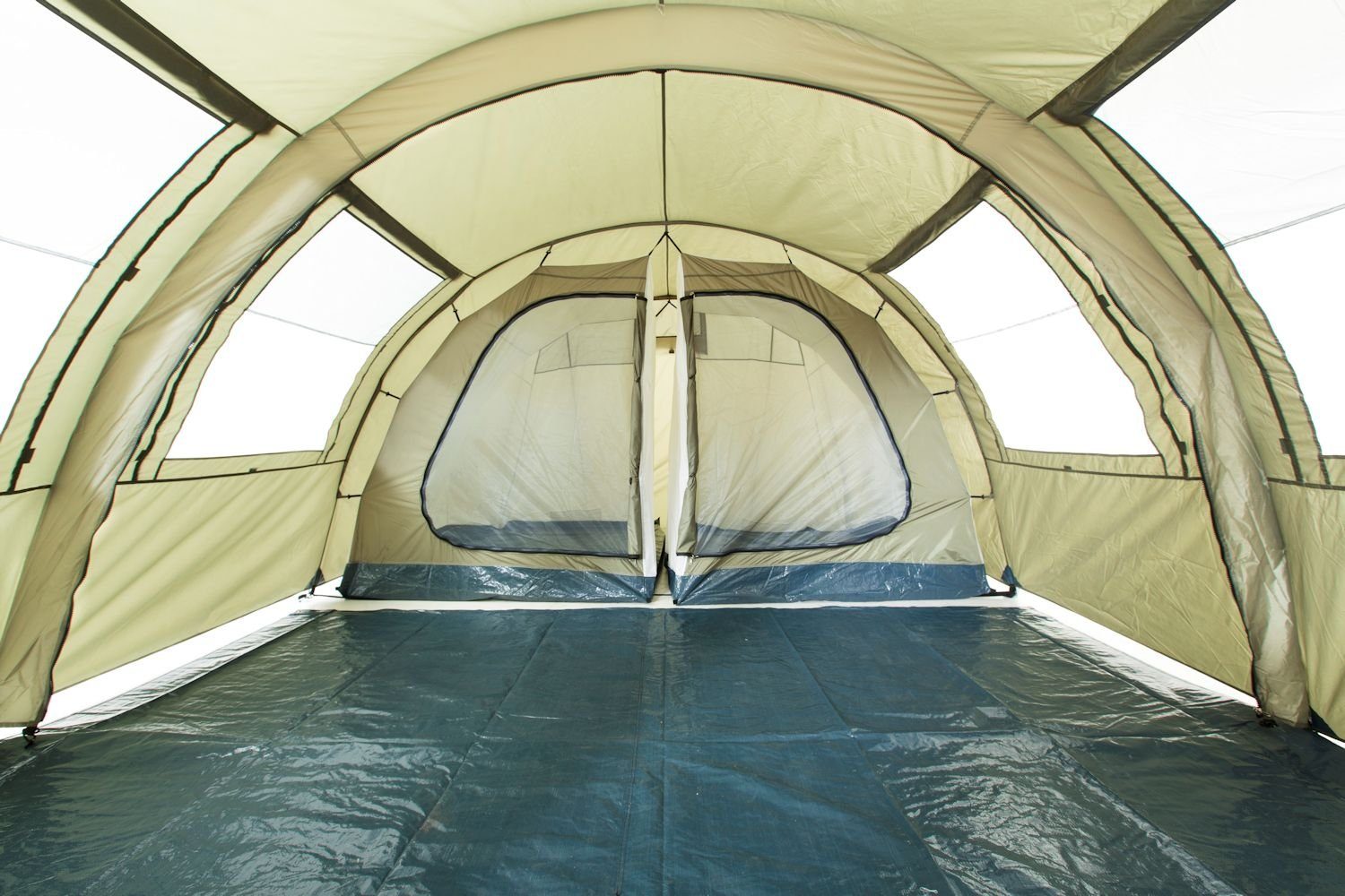 Personen, Tunnelzelt Olivgrün, 4 CampFeuer 4 5000 Tunnelzelt mm Wassersäule, Personen: Multi Zelt für