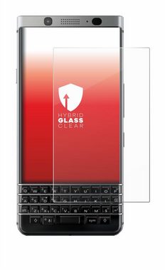 upscreen flexible Panzerglasfolie für BlackBerry Keyone, Displayschutzglas, Schutzglas Glasfolie klar