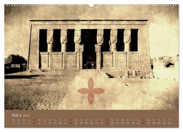 CALVENDO Wandkalender Ägypten Nostalgie & Antike 2023 AT Version (Premium, hochwertiger DIN A2 Wandkalender 2023, Kunstdruck in Hochglanz)