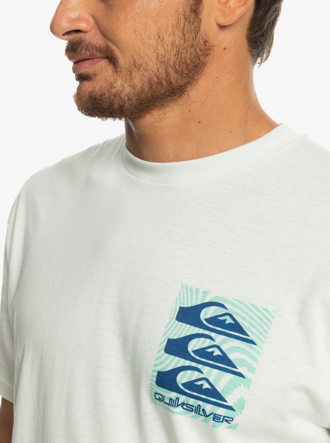 T-Shirt Patterns - Quiksilver Warped Print-Shirt Männer für