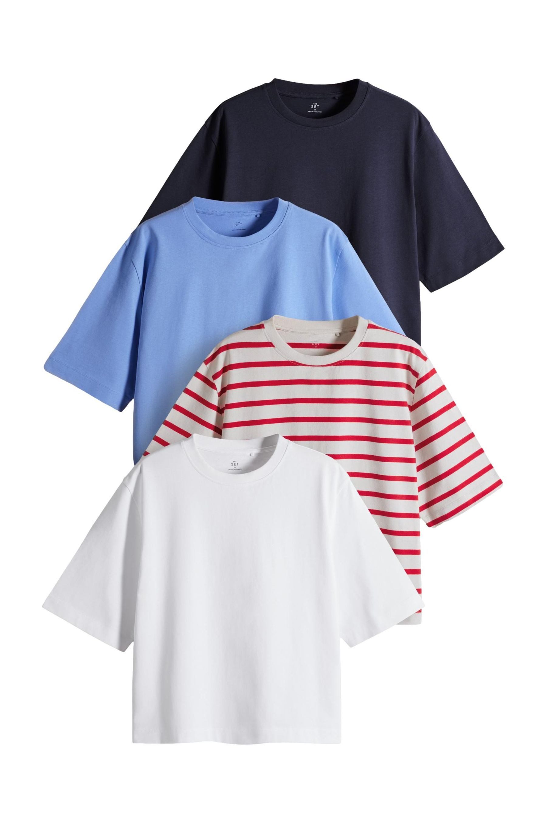 The Set T-Shirt 4er-Pack The Set günstig online kaufen